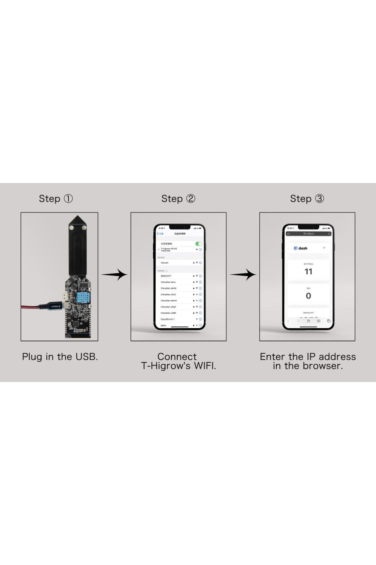 ROBOFUN-TTGO T-Higrow soil quality sensor 5