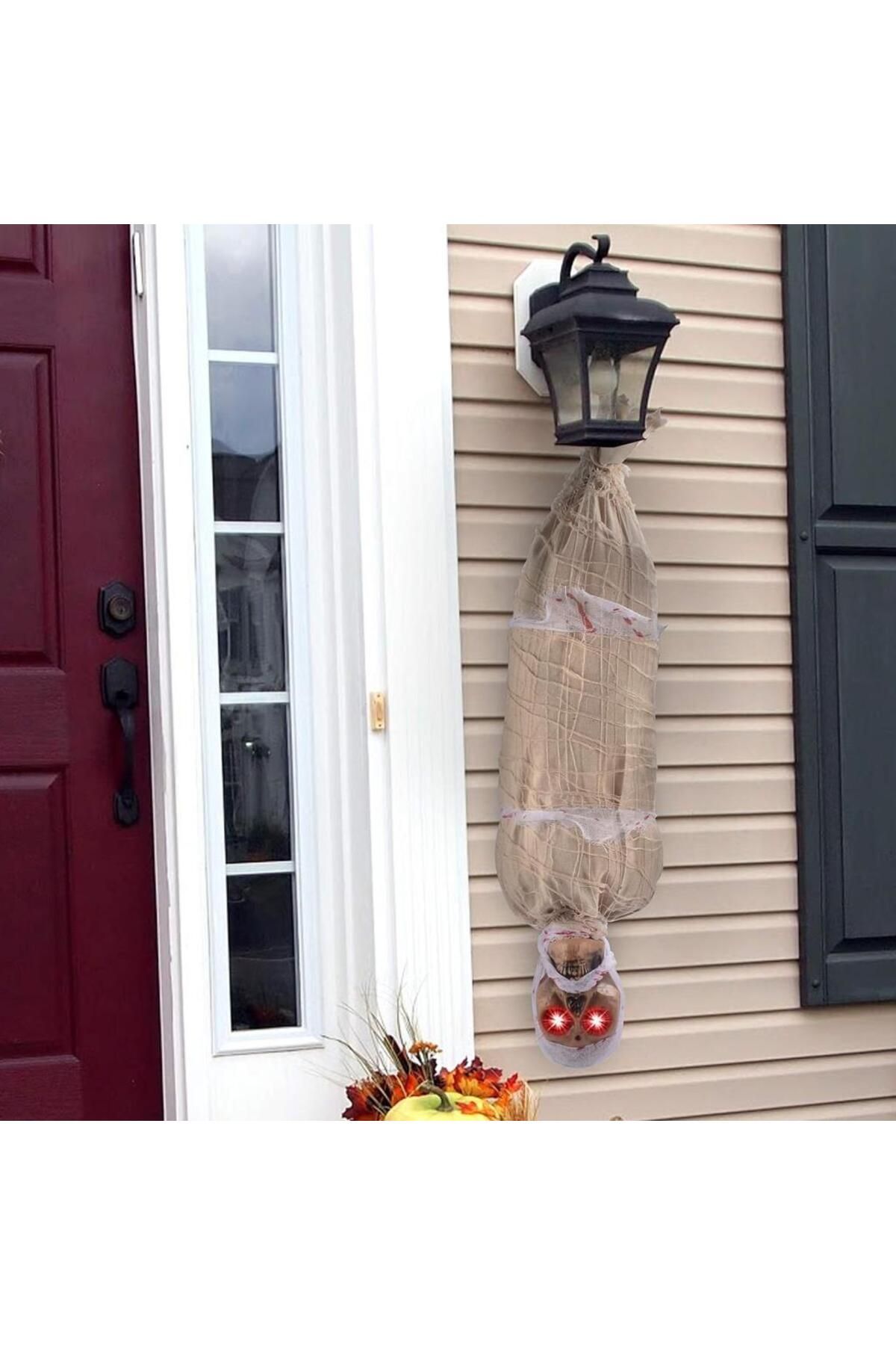 Skygo Halloween Sensörlü Işıklı Hareketli Mumya 25x75 cm