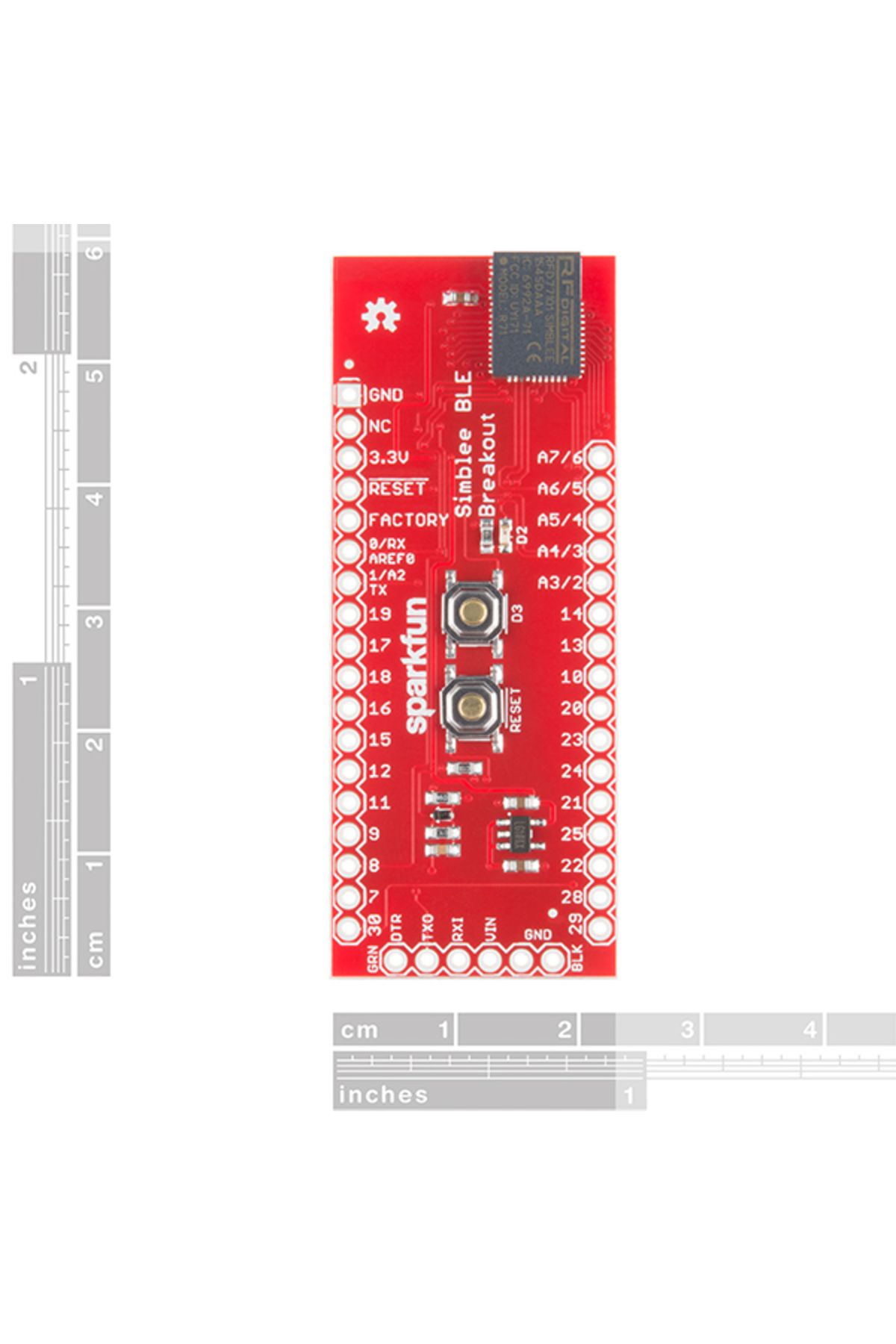 Sparkfun-Simblee BLE Breakout - RFD77101 2
