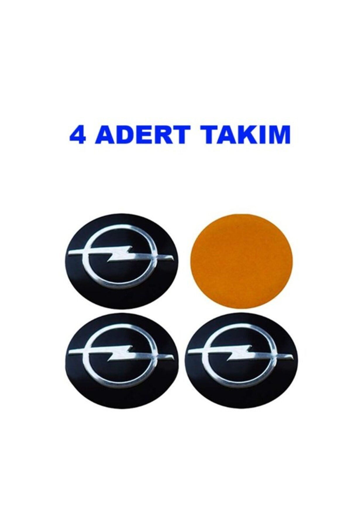 RENSA JANT GÖBEK ARMASI SİYAH YAPIŞMA OVAL 4 ADET TAKIM 56Q OPEL