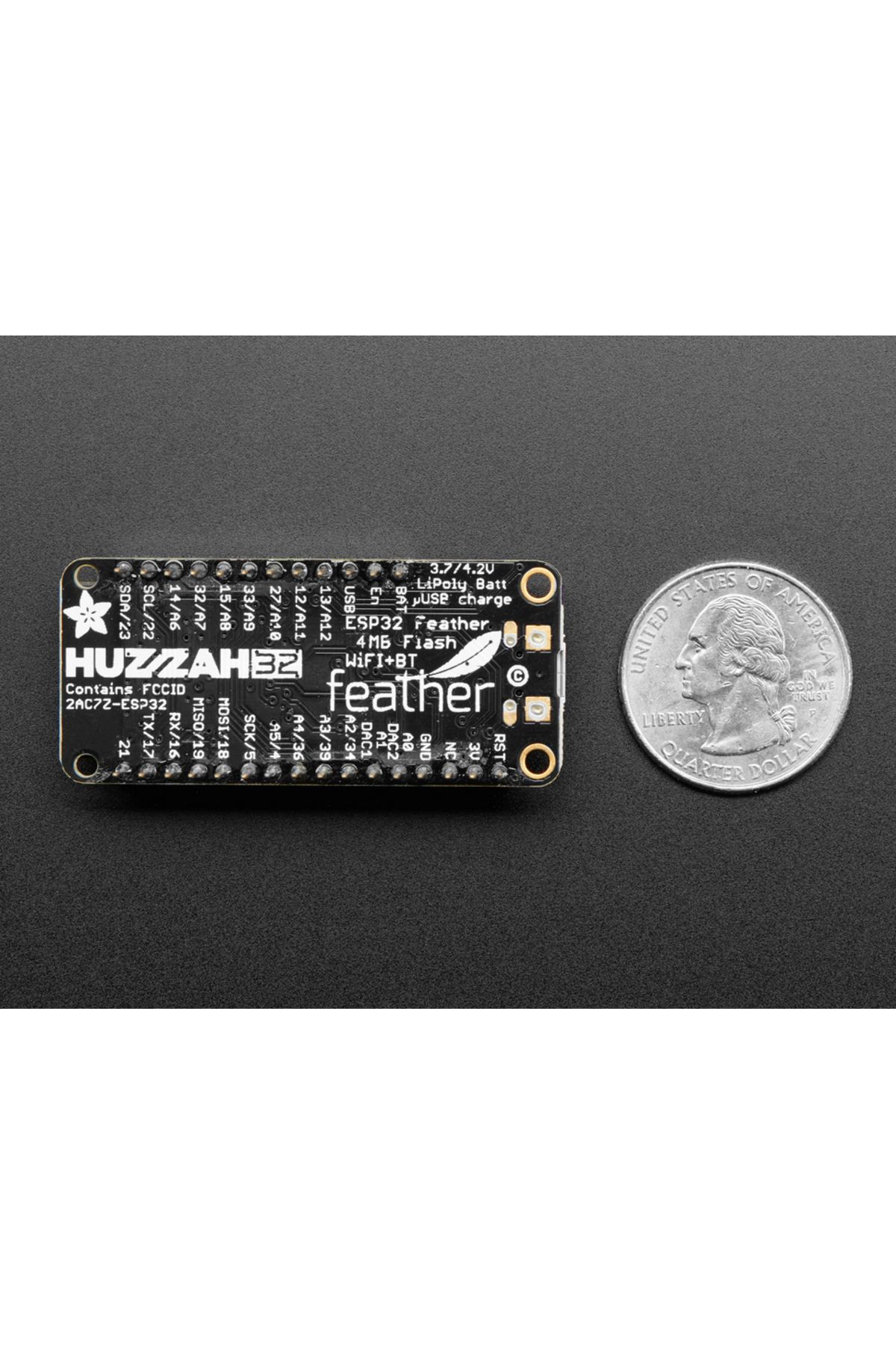 ROBOFUN-Adafruit HUZZAH32 – Assembled Feather ESP32 Board - with Stacking Connectors 4
