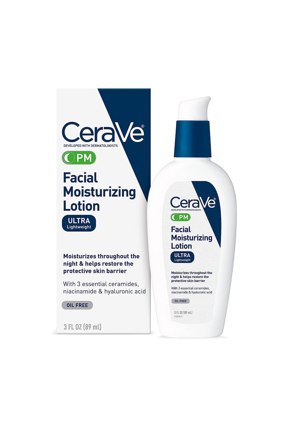 6個❗️セラヴィPMローション Cerave PM lotion CeraVe PM Face Lotion - Night Moisture Boost with Hyaluronic Acid