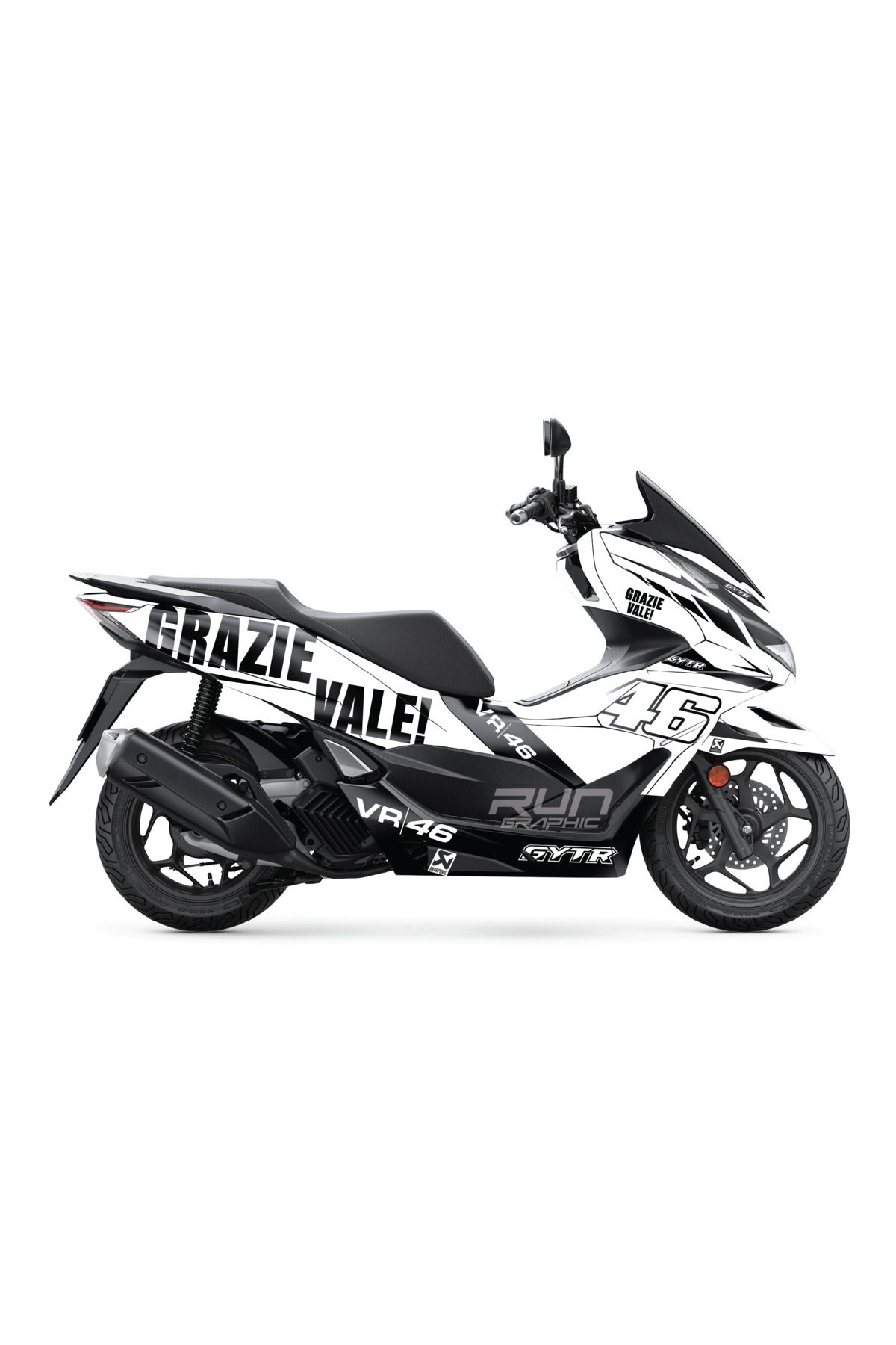 Run Grafik Shop HONDA PCX 2021-2024 GRAZİE VALE KAPLAMA GRAFİK SETİ KİT