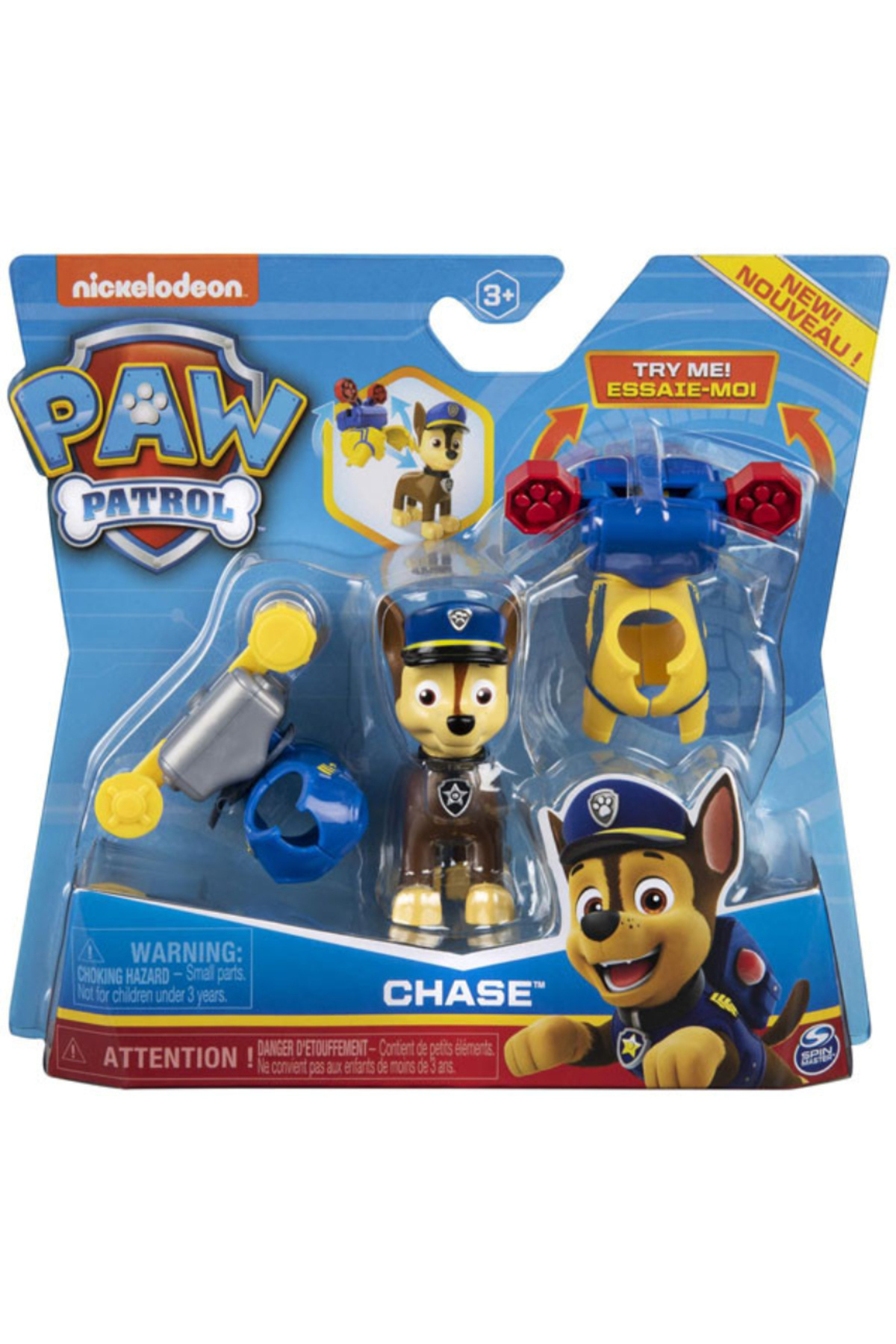 Spin Masters-Paw Patrol figure - Chase the puppy with 2 attachable uniforms 3