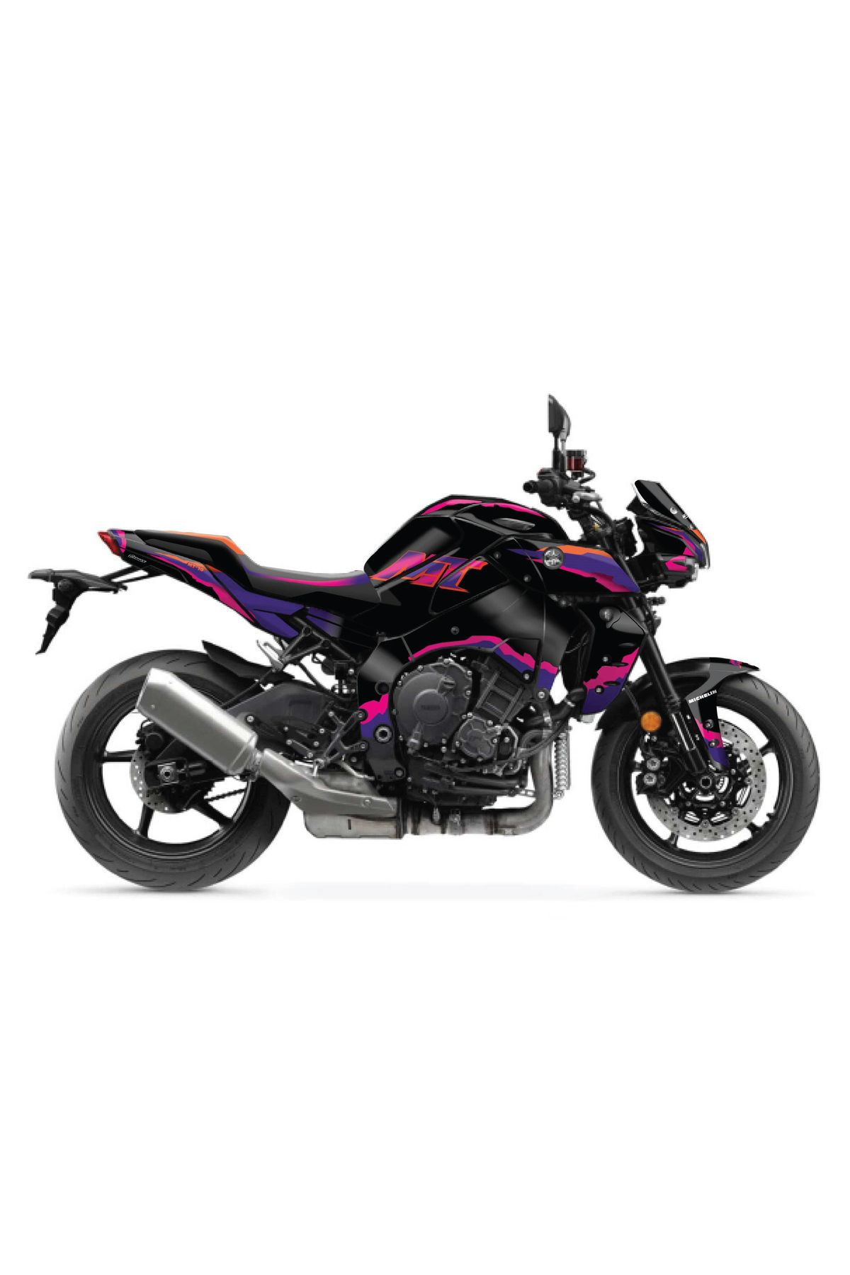 Run Grafik Shop YAMAHA MT 10 2021-2025 MİXED KAPLAMA GRAFİK SET KİT