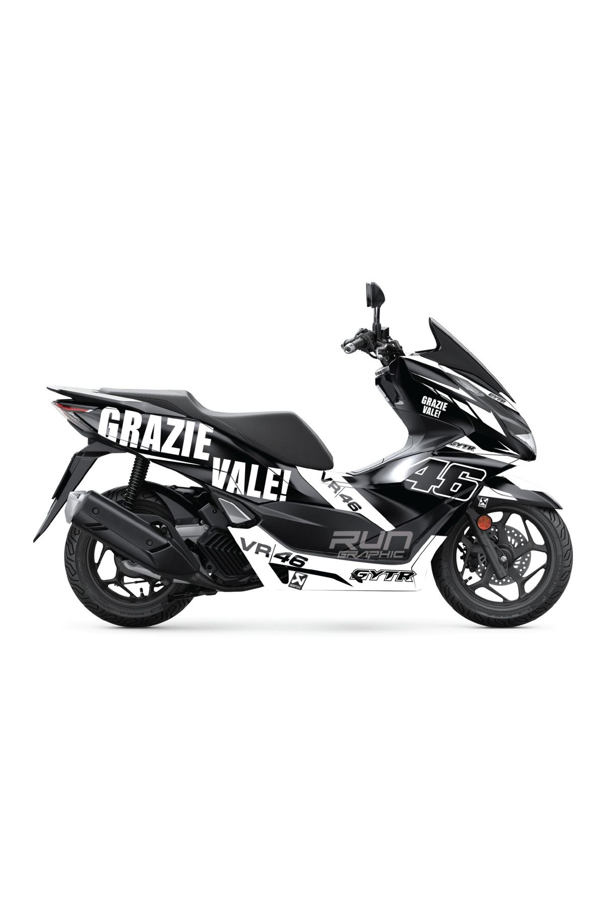 Run Grafik Shop HONDA PCX 2021-2024 GRAZİE VALE KAPLAMA GRAFİK SETİ KİT