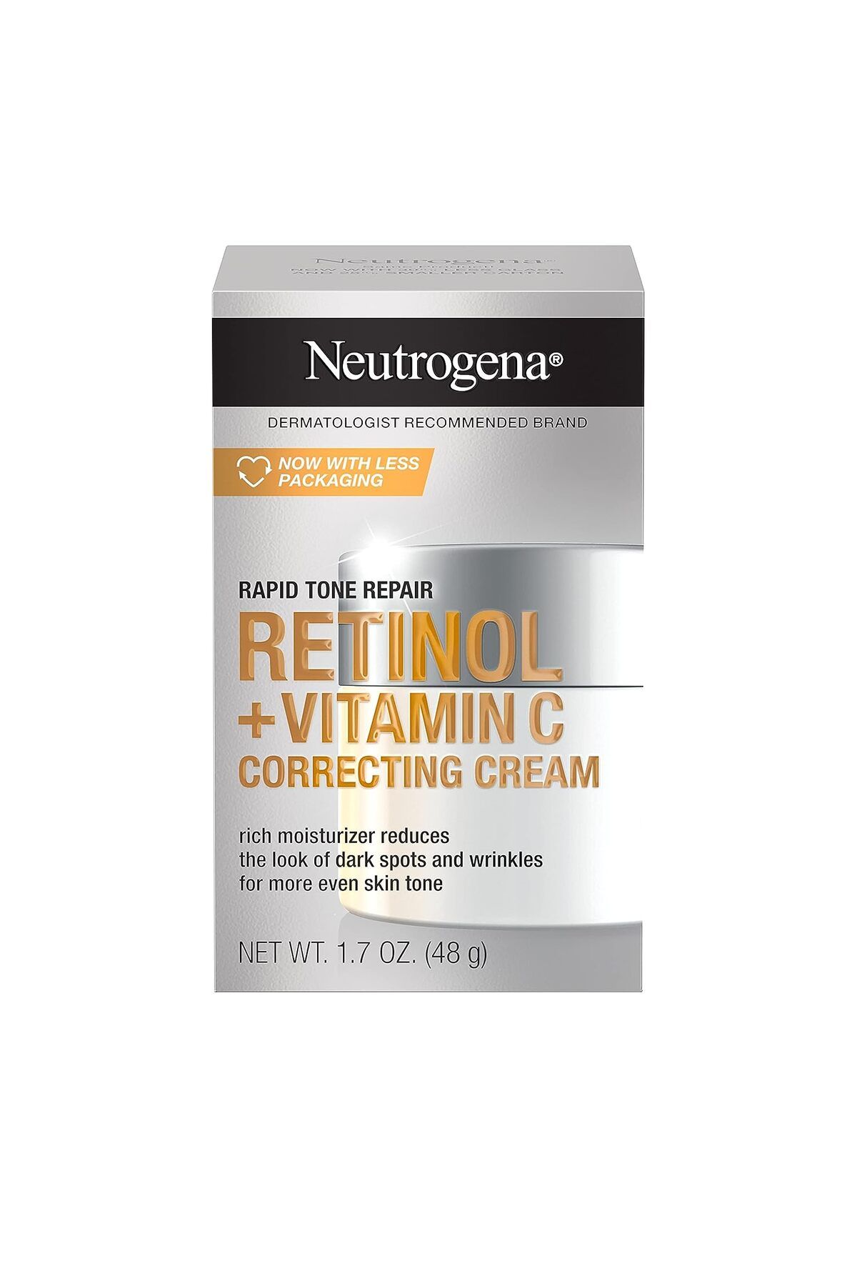Neutrogena-Cremă corectoare cu retinol, vitamina C și acid hialuronic, utilizare zi și noapte, 48 g 1