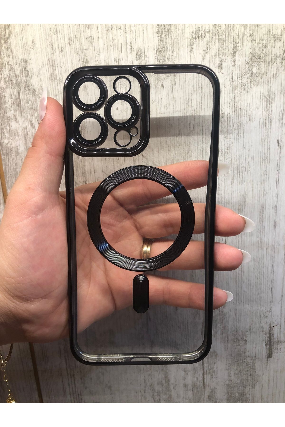 BENLIKA İphone 13 Pro Max Kamera ve Lens Korumalı Telefon Kılıfı