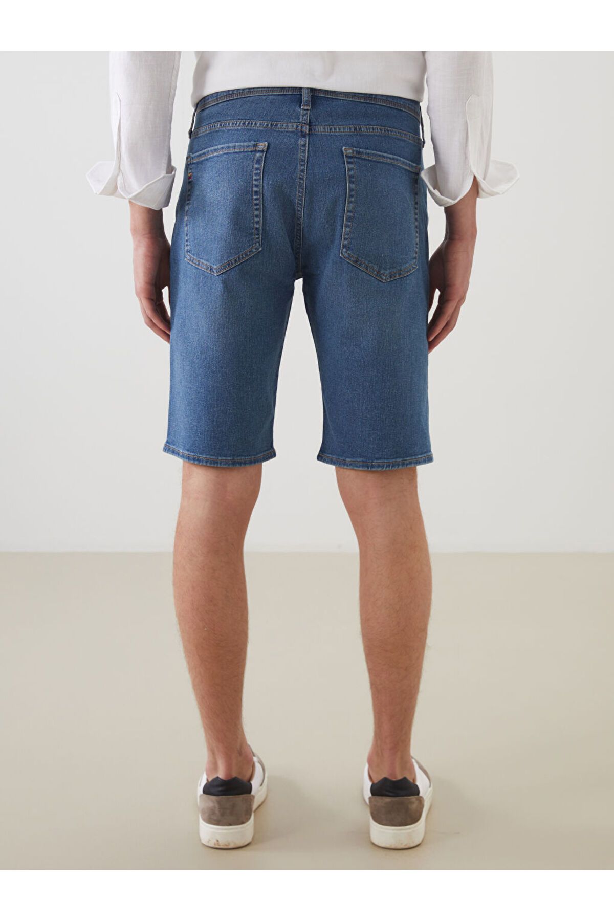 LC Waikiki-Νέα σεζόν Slim Fit Ανδρικό Jean Sort - S5K974Z8 4
