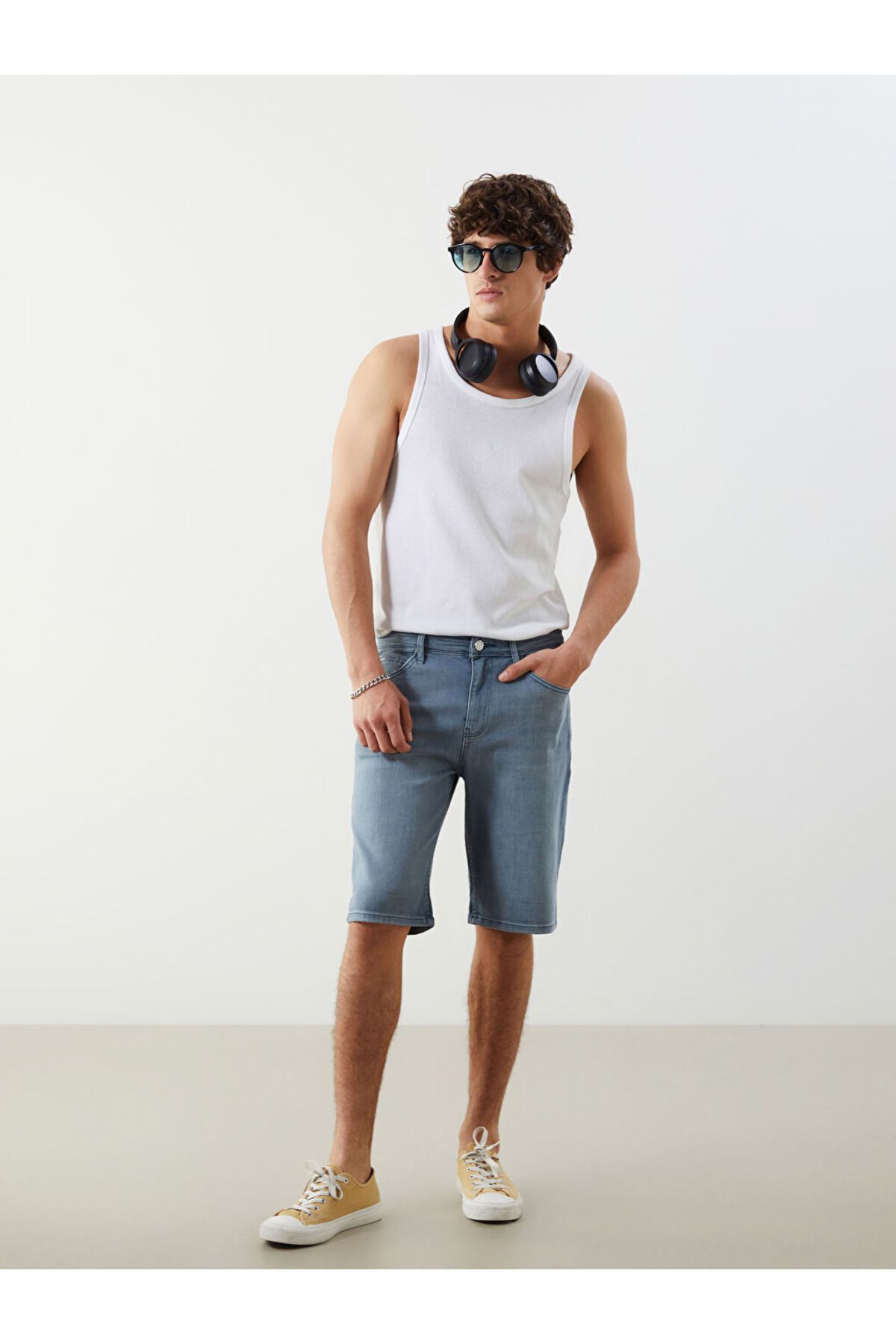 LC Waikiki Slim Fit Erkek Jean Şort