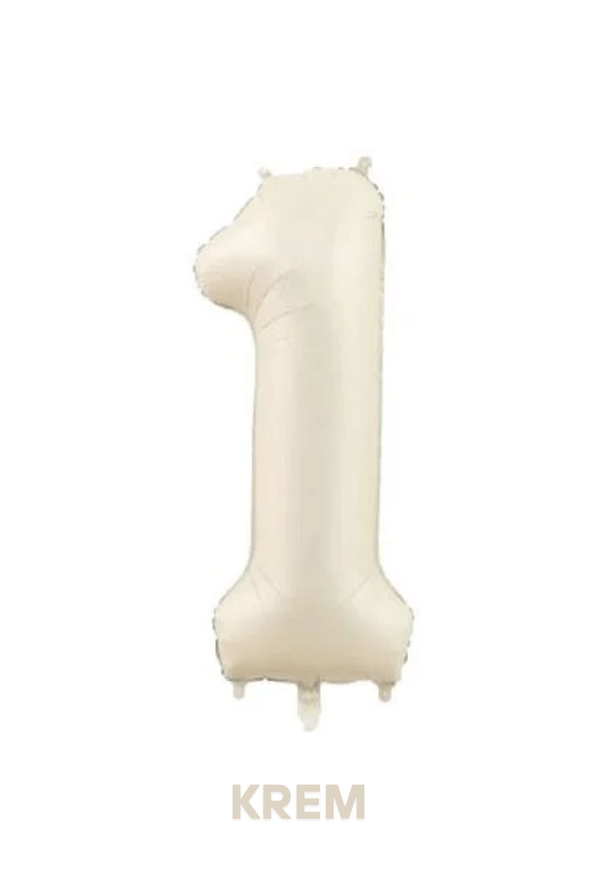 Mielibon Rakam Folyo Balon Krem Renk - 76 cm