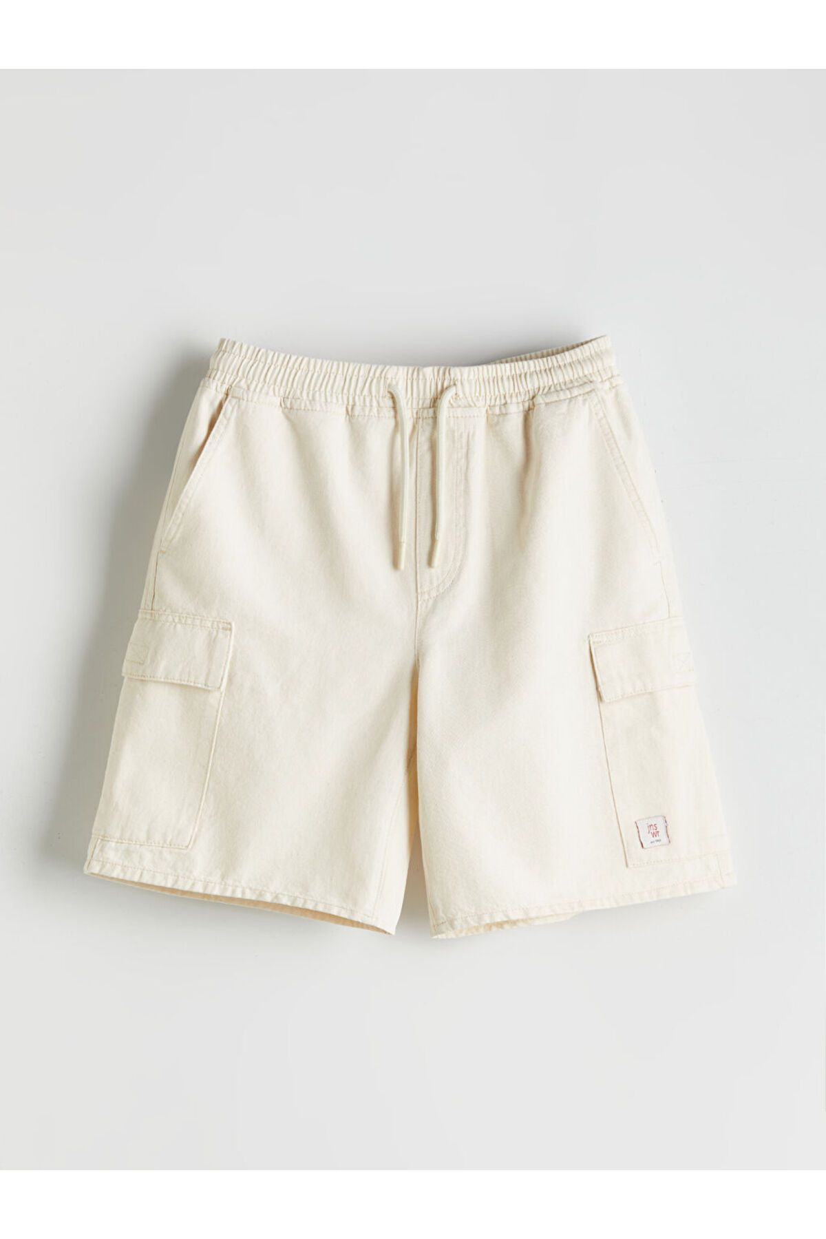 LC Waikiki-Sparkling Selections from Shining Store |   Jeans Beige Comfortable Fit Men's Jean Shorts 5