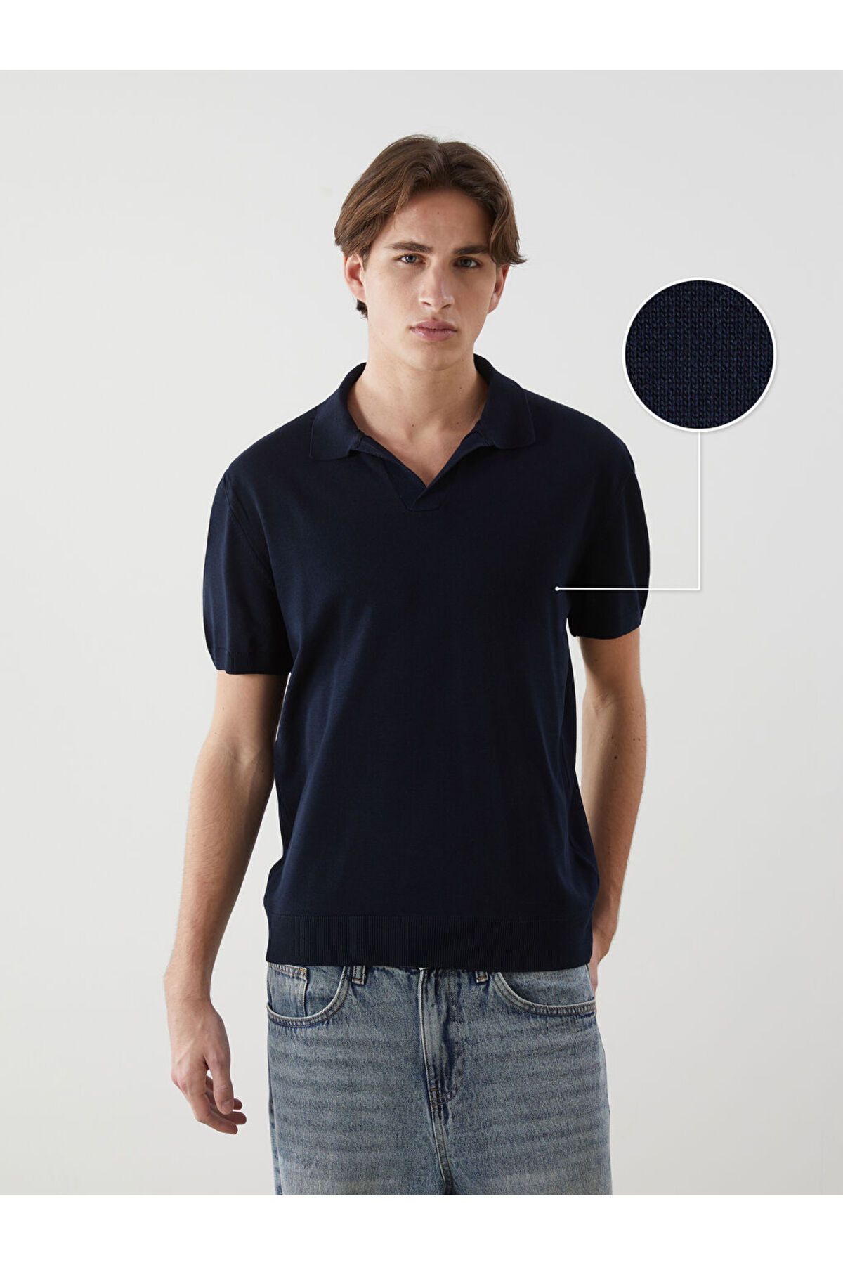 LC Waikiki Polo Yaka Kısa Kollu Erkek Triko Kazak