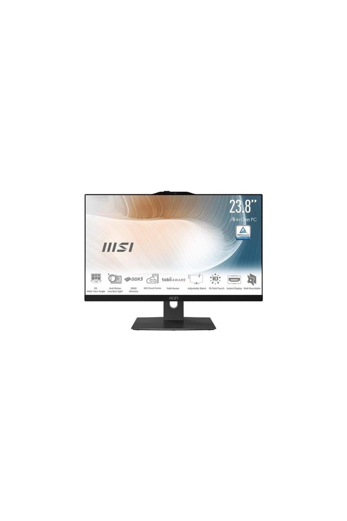 MSI Modern AM242TP 12M-1678XTR i5-1235U 8GB 512GB SSD 23.8 FHD Touch FreeDOS All In One Pc