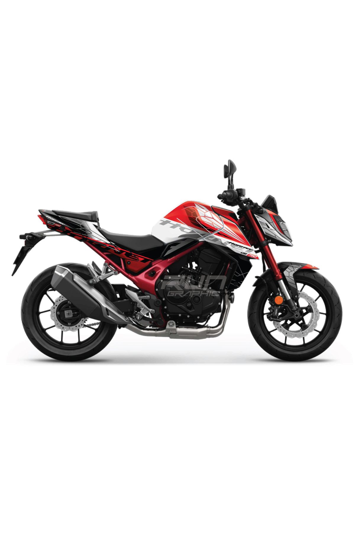Run Grafik Shop HONDA HORNET 750 2023-2025 DIAMOND KAPLAMA GRAFİK SET KİT