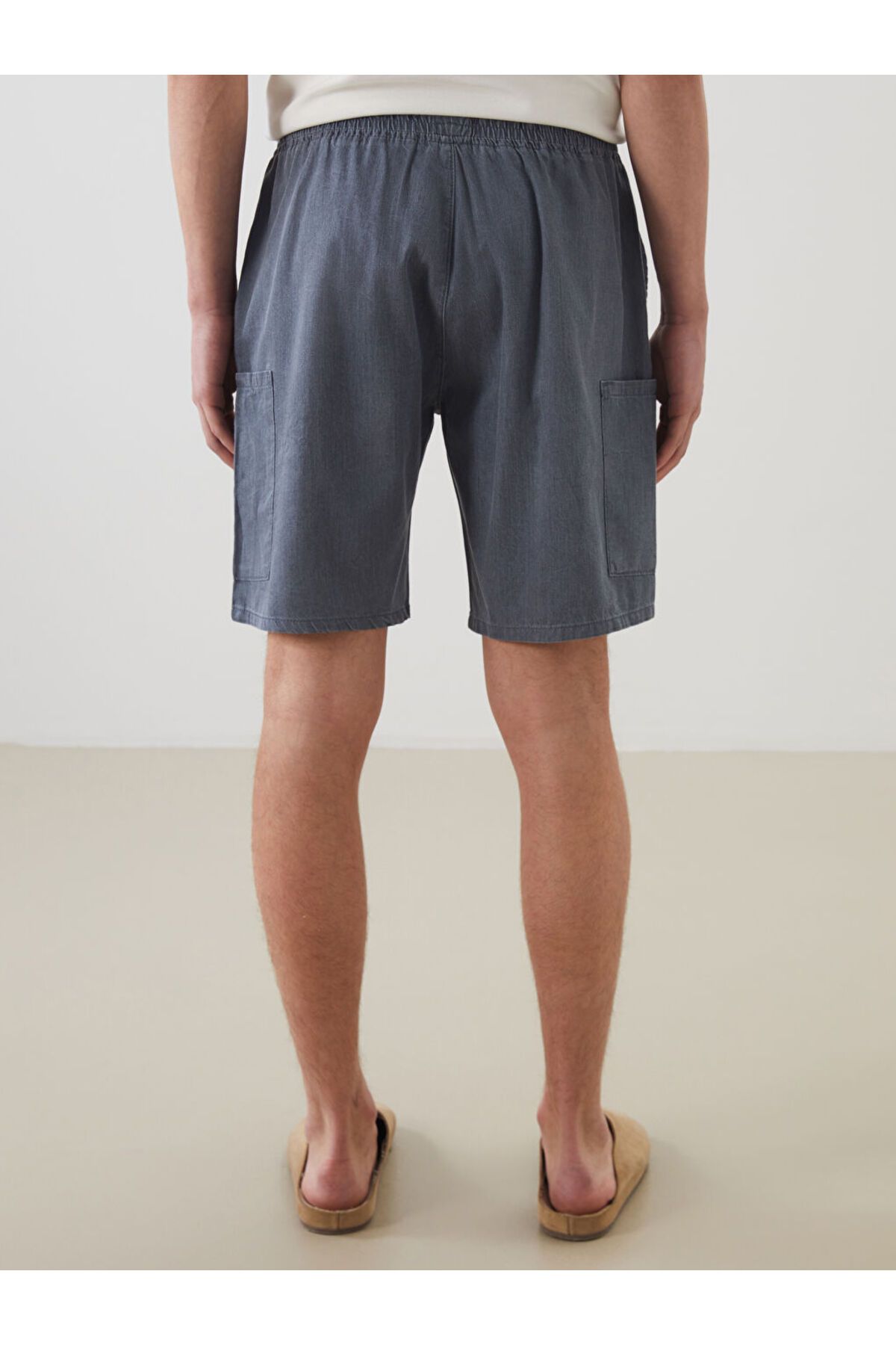 LC Waikiki-Sparkling Selections from Shining Store |   Jeans Indigo Comfortable Fit Men's Jean Shorts 4