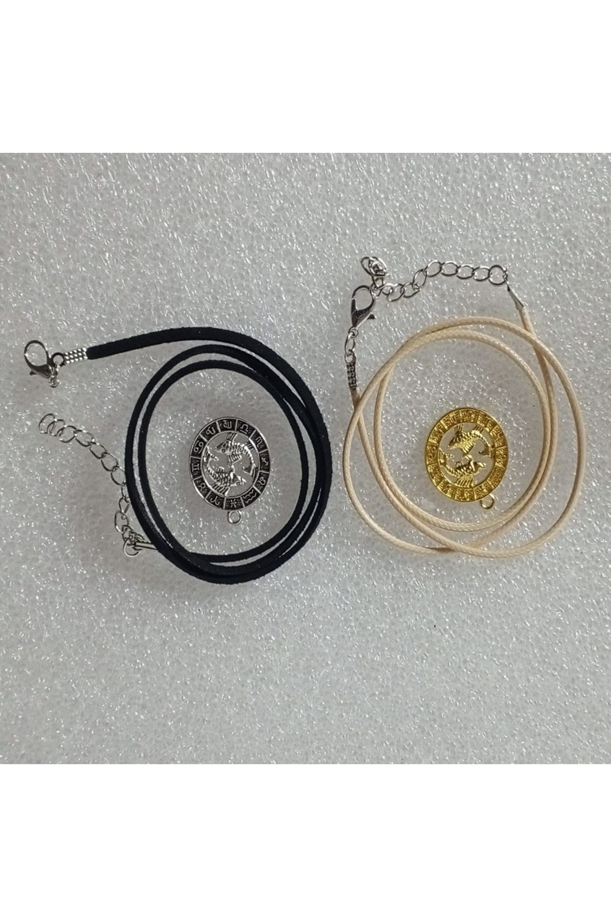 orco (1 GOLD COLOUR + 1 SILVER COLOUR ) 2 ADET BURÇ KOLYE BALIK BURCU