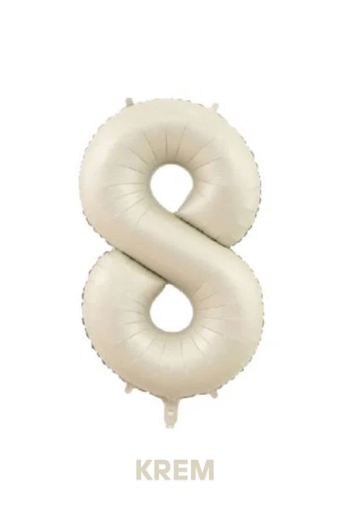 Mielibon Rakam Folyo Balon Krem Renk - 76 cm