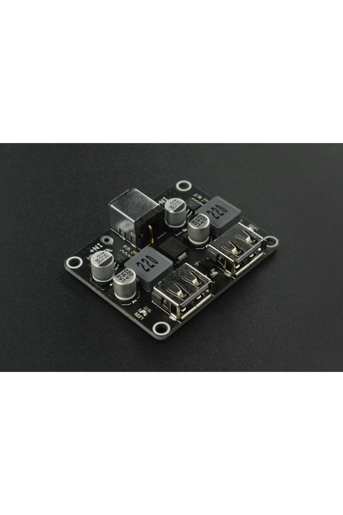 ROBOFUN-DF Robot buck module fast charging with 2 USBs 1