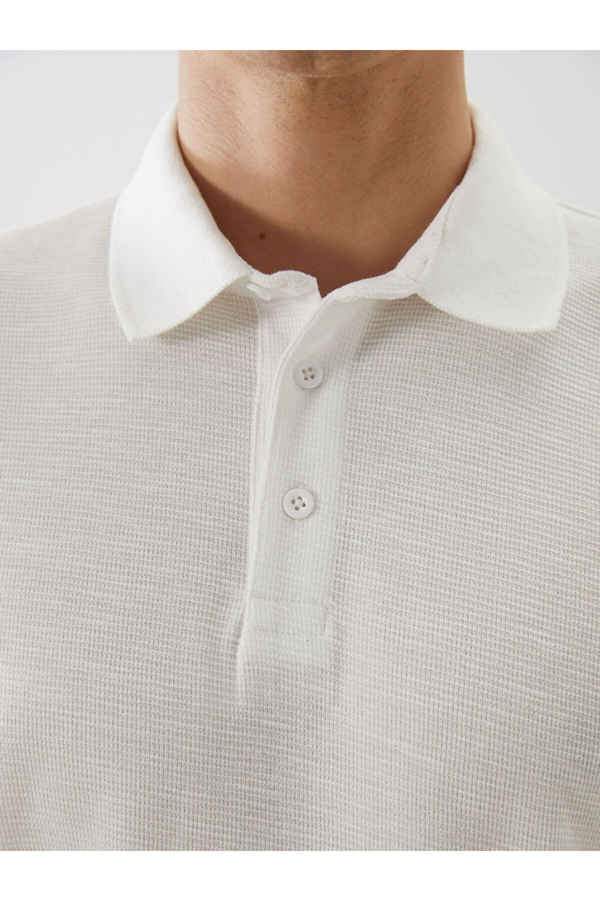 LC Waikiki-Νέα σεζόν Polo Neck Kisa Sleeve Ανδρικό Tisort - S5Q295Z8 3