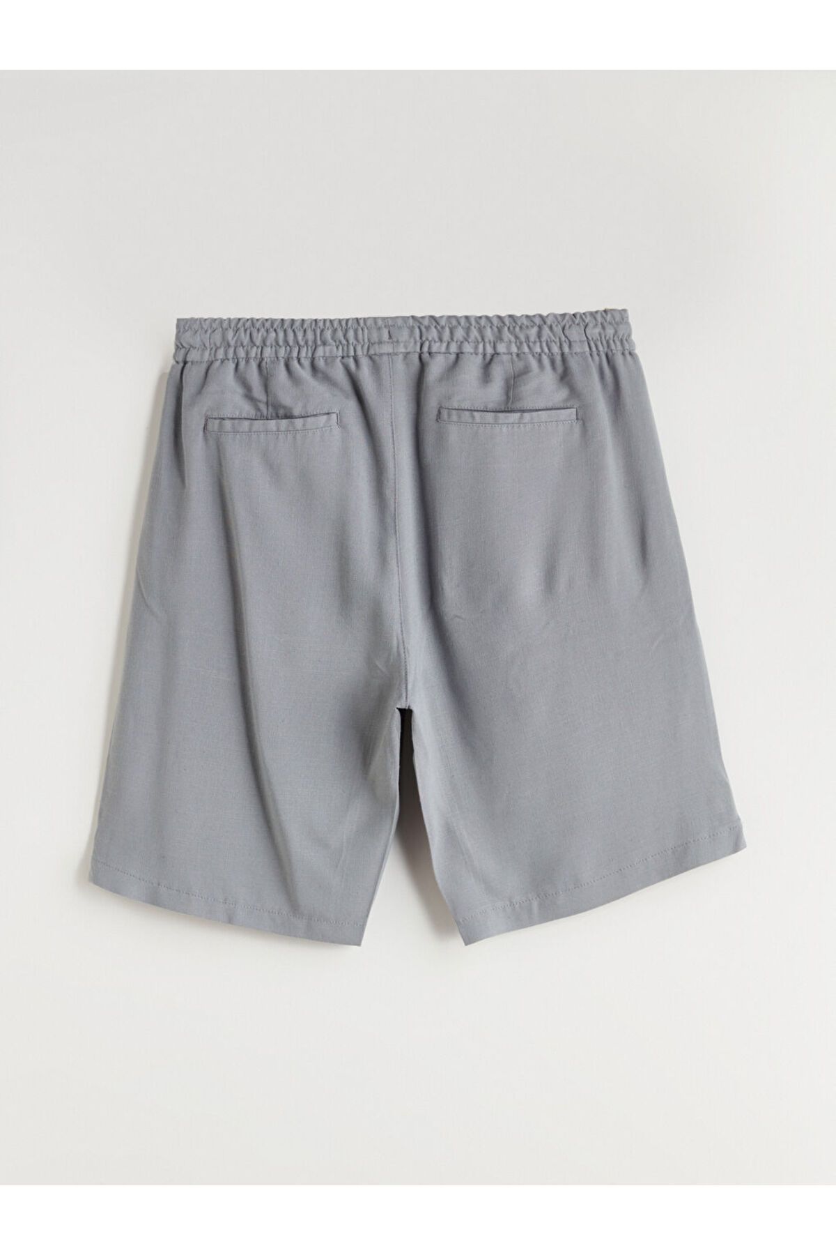 LC Waikiki-Ανδρικό σορτς Standard Mold Linen Blend 6