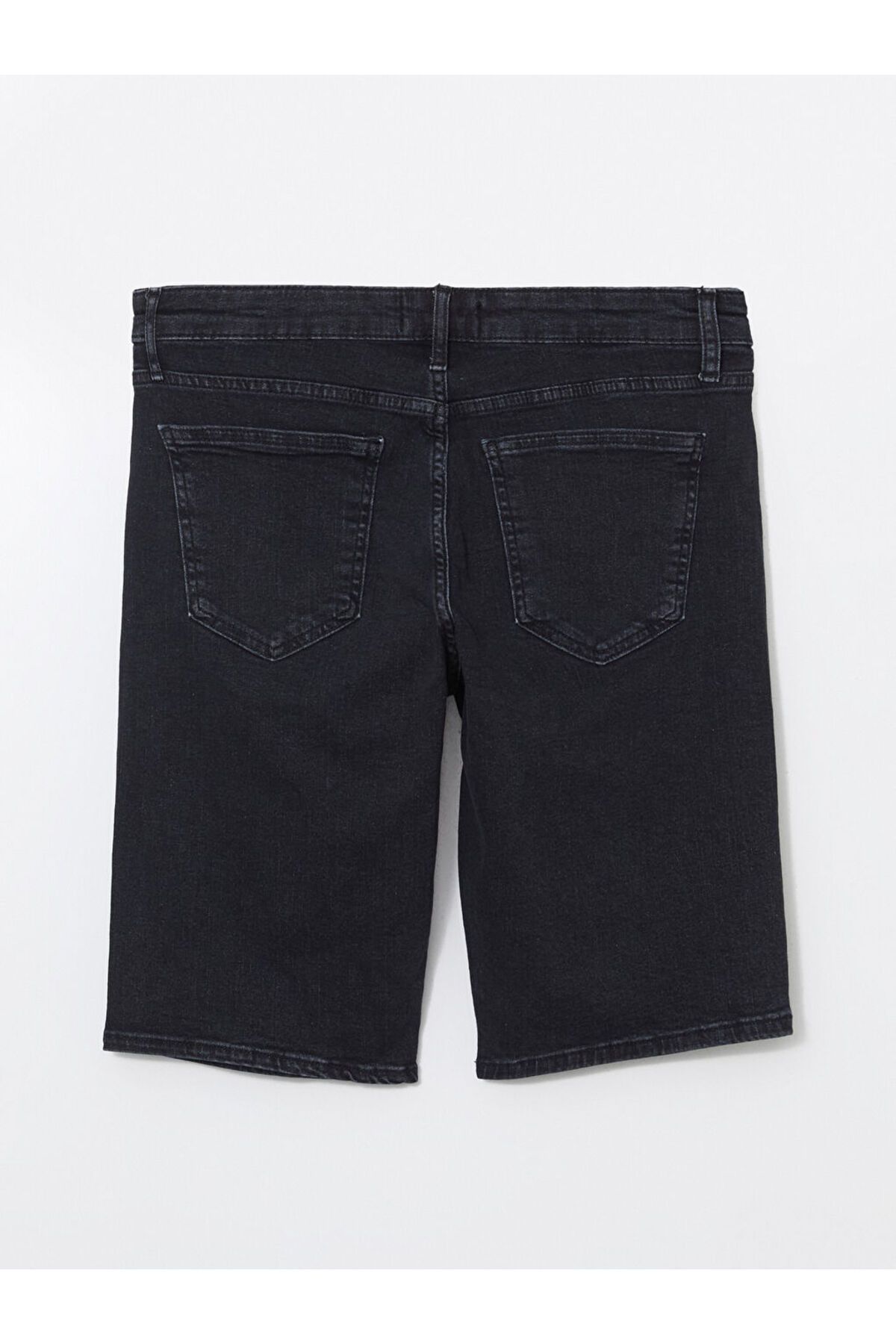 LC Waikiki-Sparkling Selections from Shining Store |   Jeans Black Standard Fit Men's Jean Shorts 6