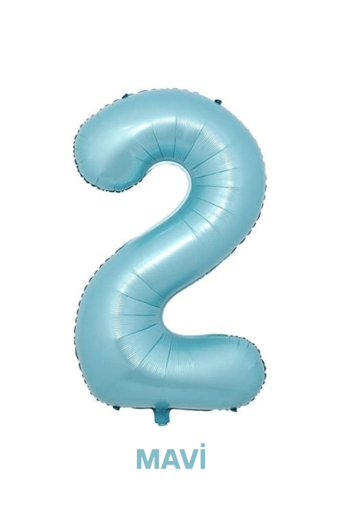 Mielibon Rakam Folyo Balon Mavi Renk - 76 cm