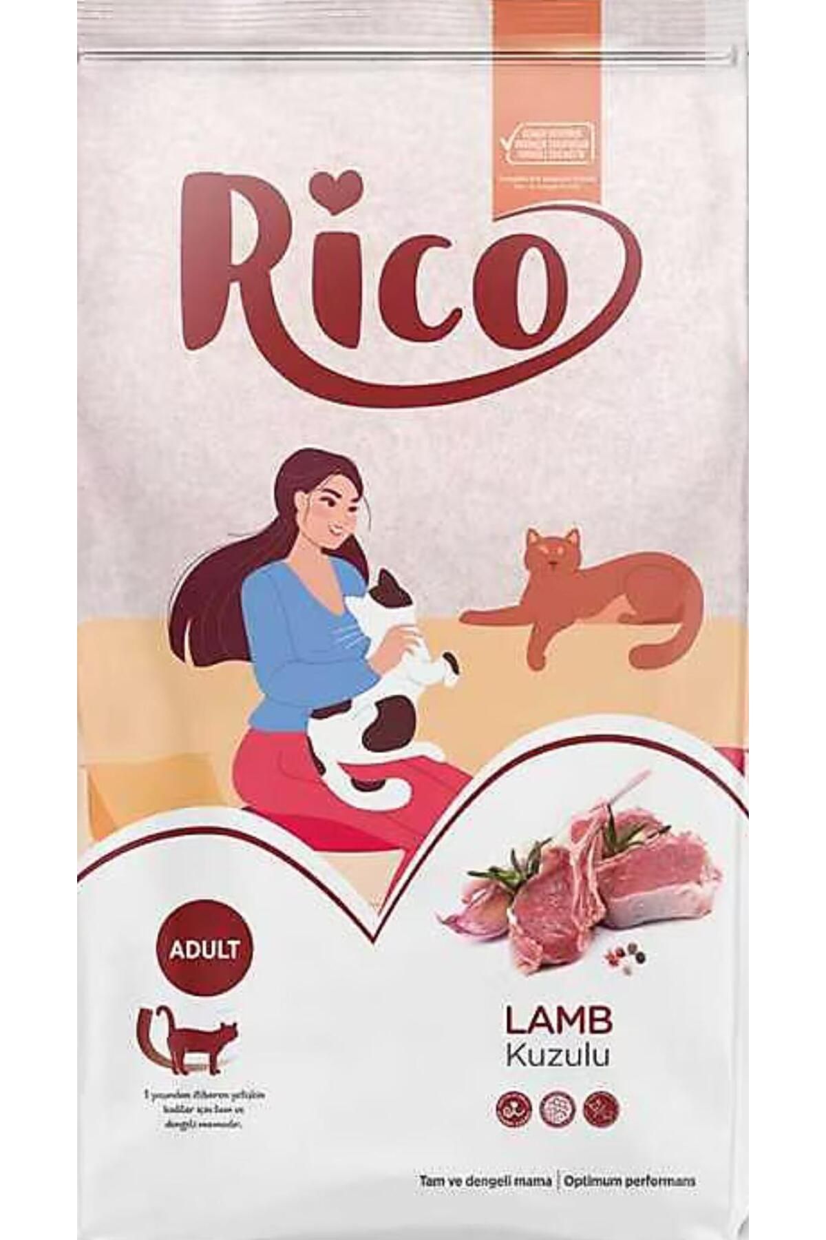 Rico RİCO KUZULU YETİŞKİN KEDİ MAMASI 15 KG