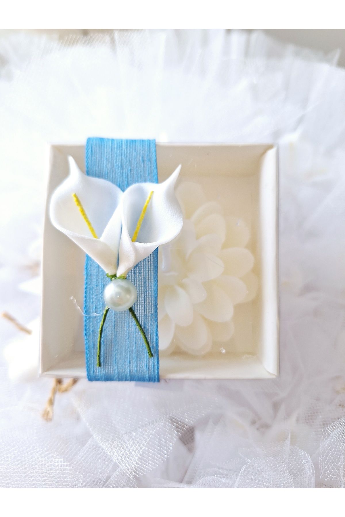 Yakamoz Style Nişan,söz,nikah hediyelik lotus mum 15 adet