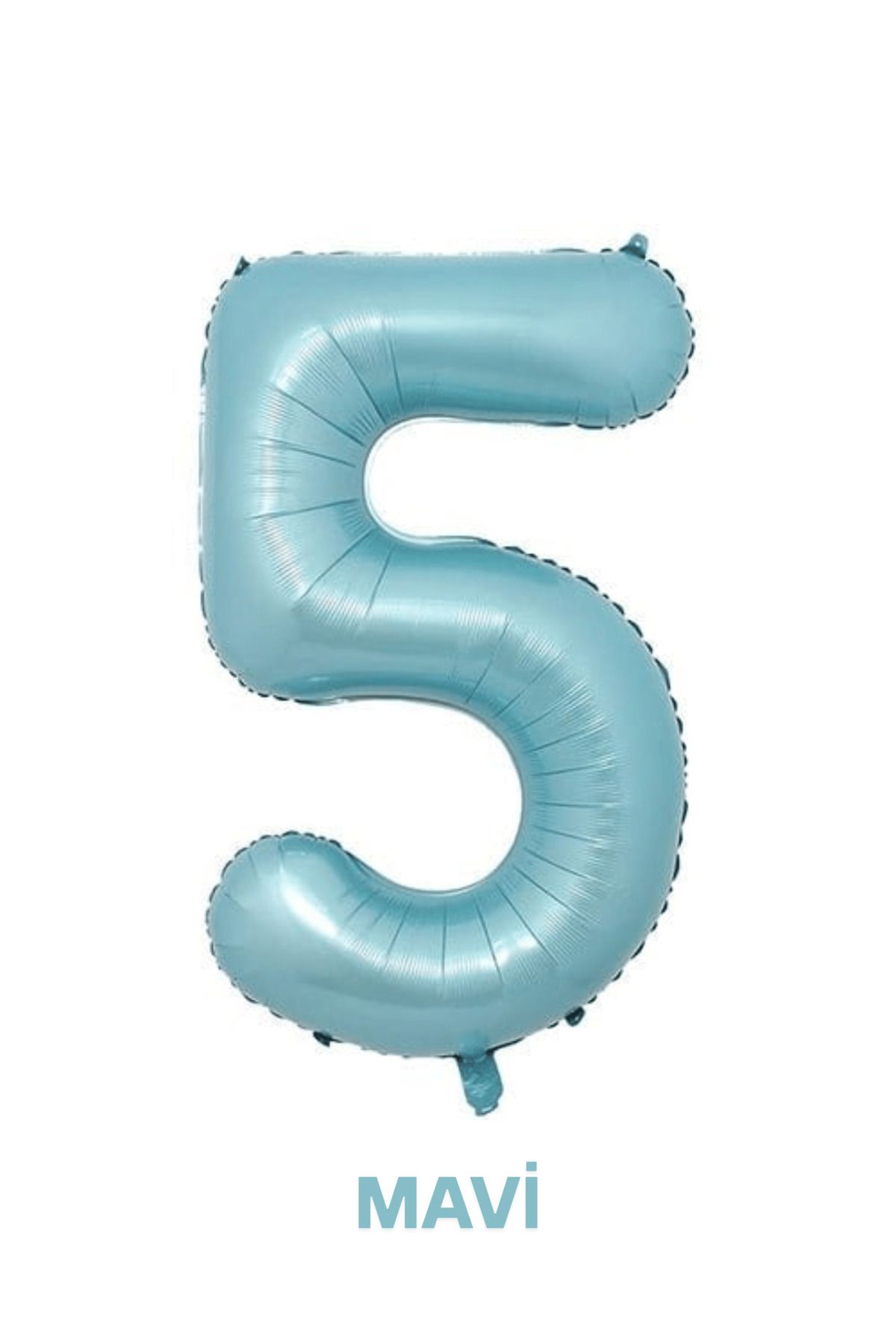 Mielibon Rakam Folyo Balon Mavi Renk - 76 cm