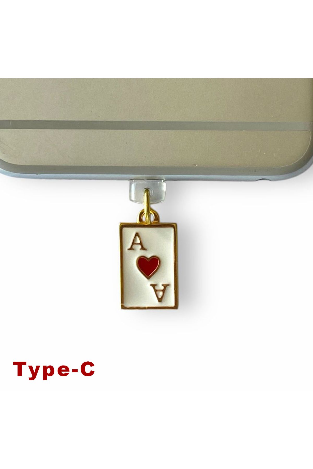 BK Design Çelik Takı Figürlü Telefon Şarj Portu Toz Tıpası Toz Tıkacı Charm