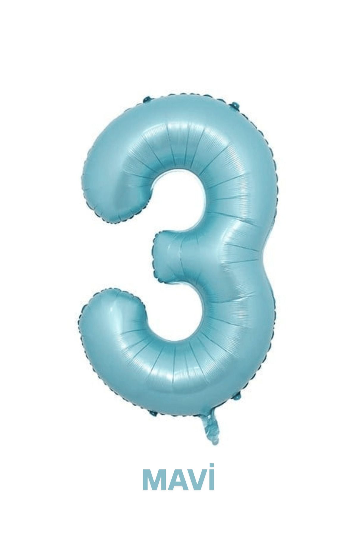 Mielibon Rakam Folyo Balon Mavi Renk - 76 cm
