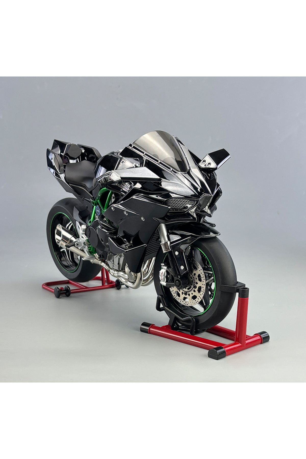 Shem Kawasaki H2R 1/6 Motor İsikli Sesli Egzoz Dumanli