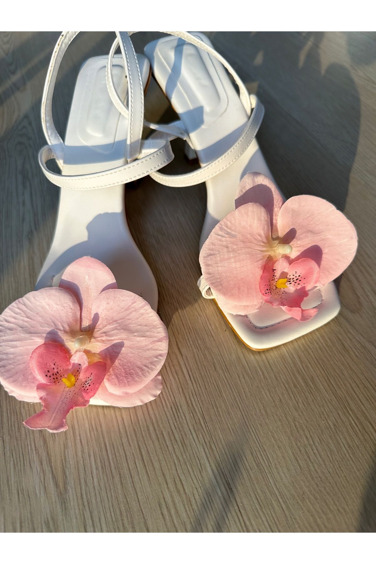 SERENA BD ORKİDE TAK- ÇIKAR AYAKKABI TOKASI KLİPSLİ 9cm (KUMAŞ GÖRÜNÜMLÜ)
