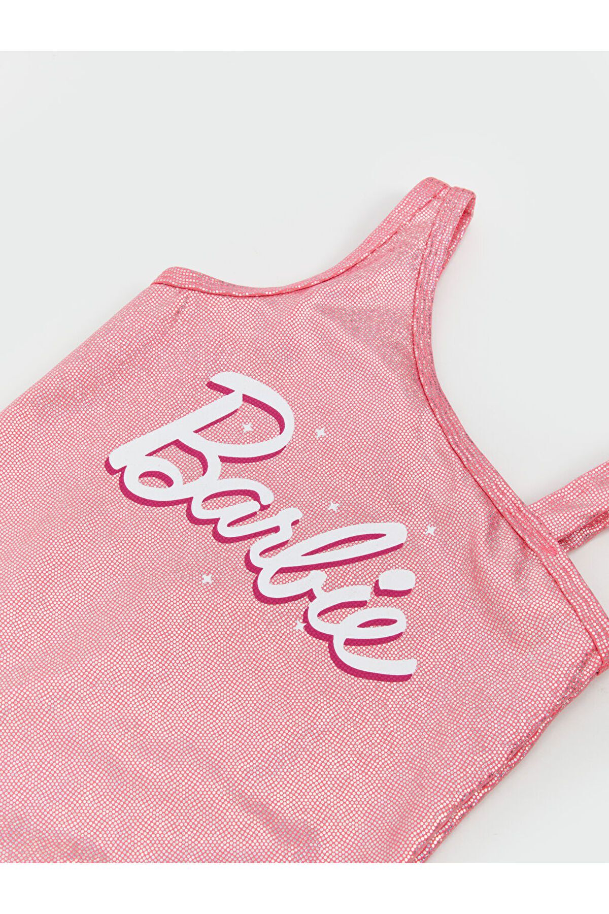 LC Waikiki Yeni Sezon Barbie Baskili Kiz Cocuk Mayo - S5EH48Z1