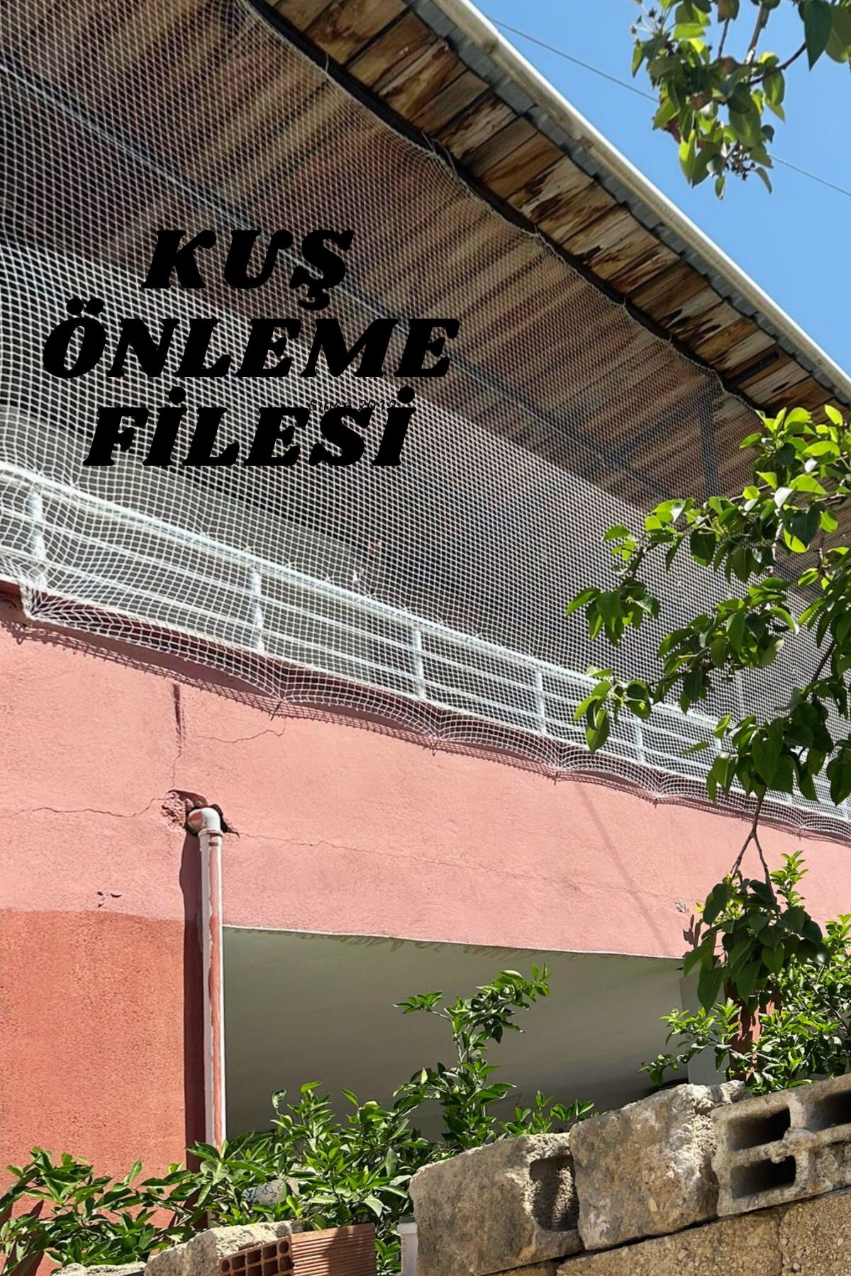 EKOAĞ Kuş Önleme Filesi (3X7 Metre) Balkon Filesi , Kuş Ağı
