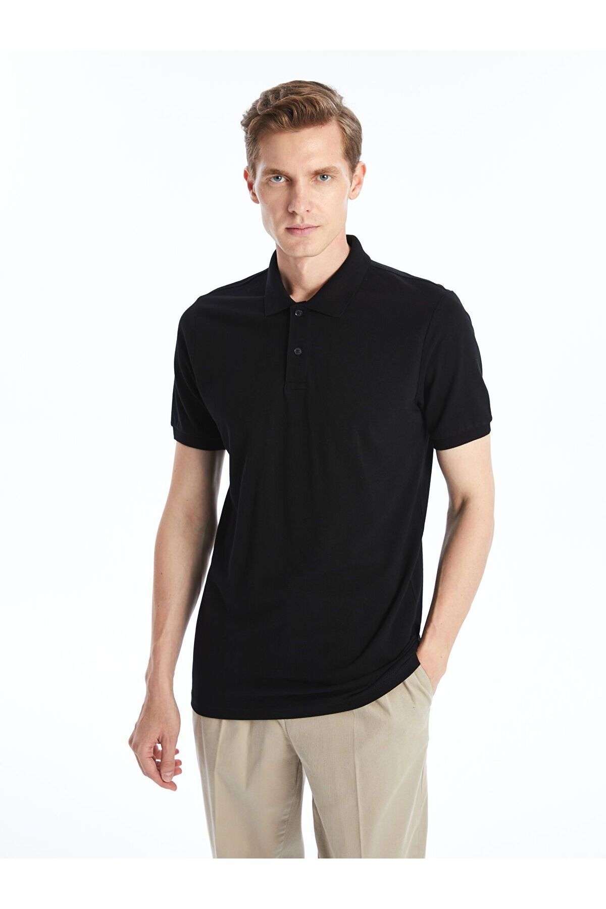 LC Waikiki Polo Yaka Kısa Kollu Pike Erkek Tişört