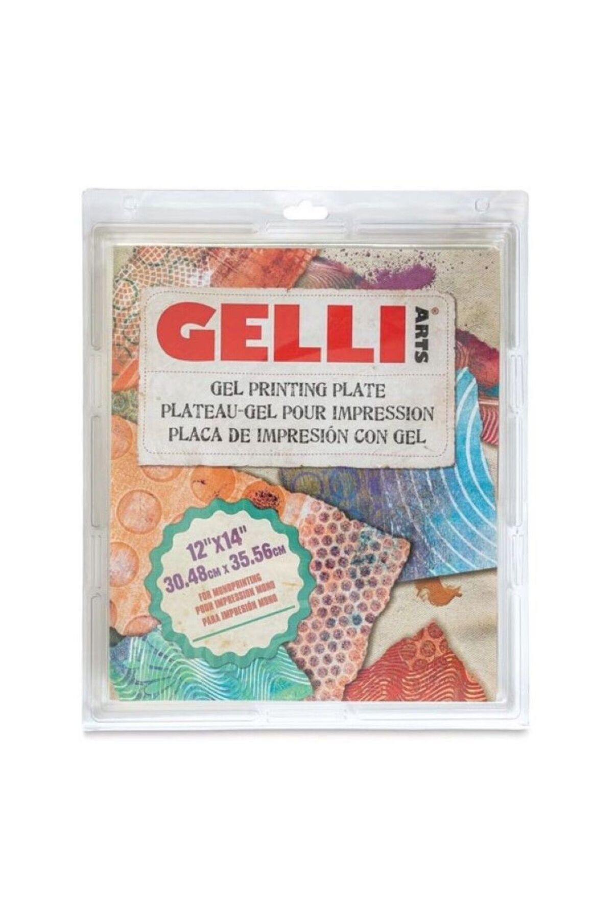 Mastro Art Gelli Arts Gel Printing Plate Jel Dikdörtgen Baskı Plakası 30,5cm x 35,5cm