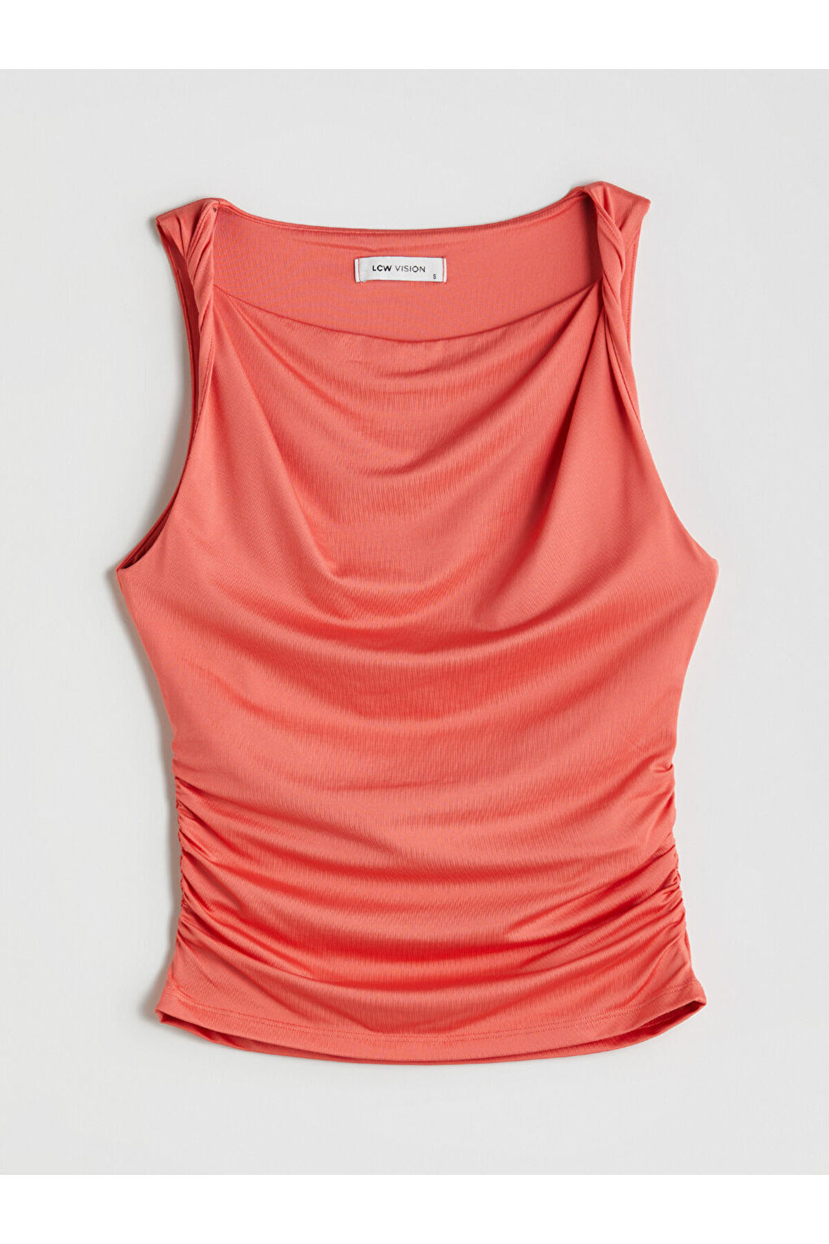 LC Waikiki-Create Your Style from Uzg Store |   U Neck Gathered Blouse 1