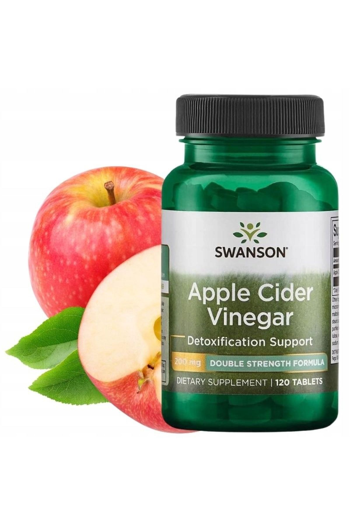 SWANSON apple cider vinegar elma sirkesi 120 tablet