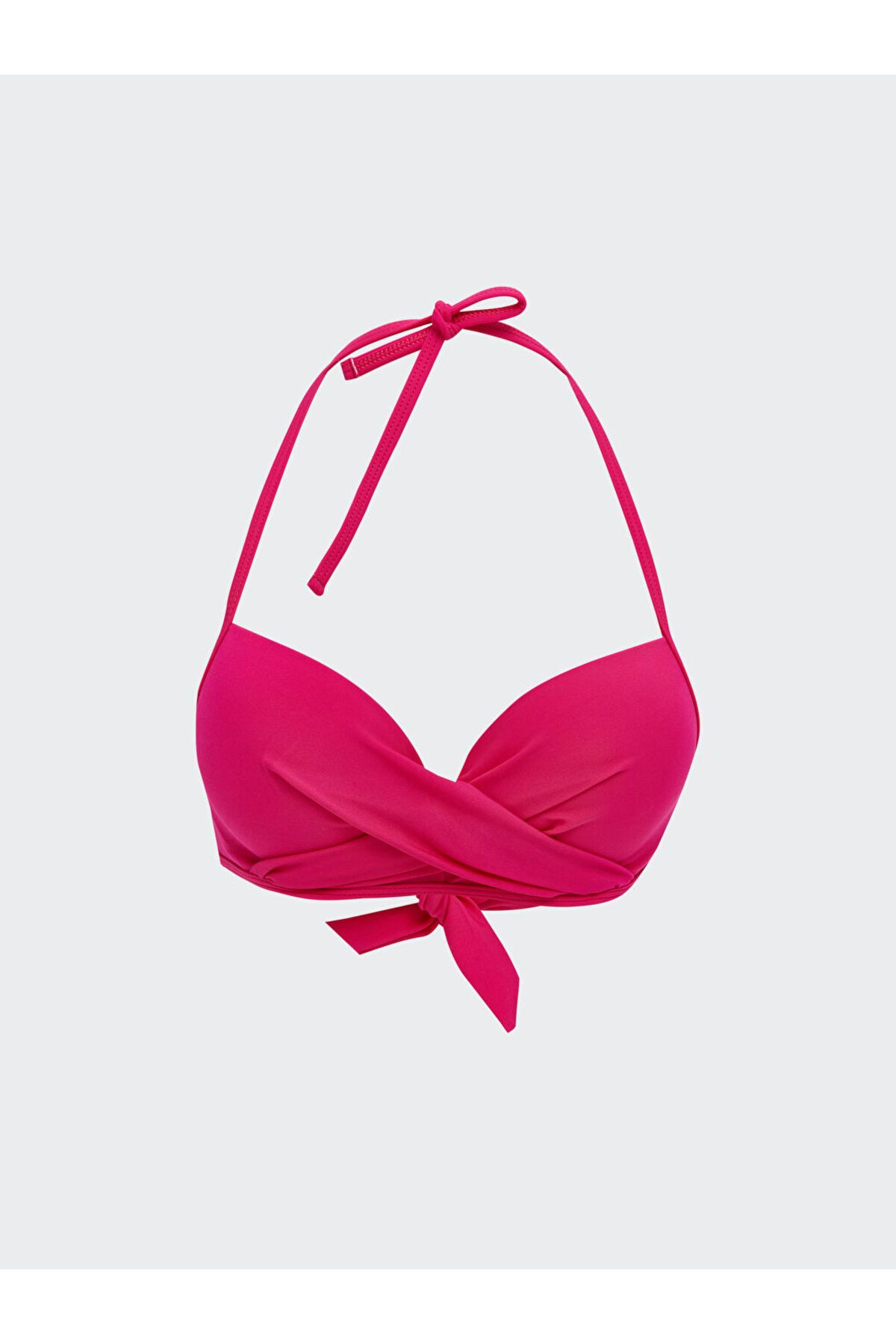 LC Waikiki Dikişli Pedli Büzgü Detaylı Kadın Bikini Üst