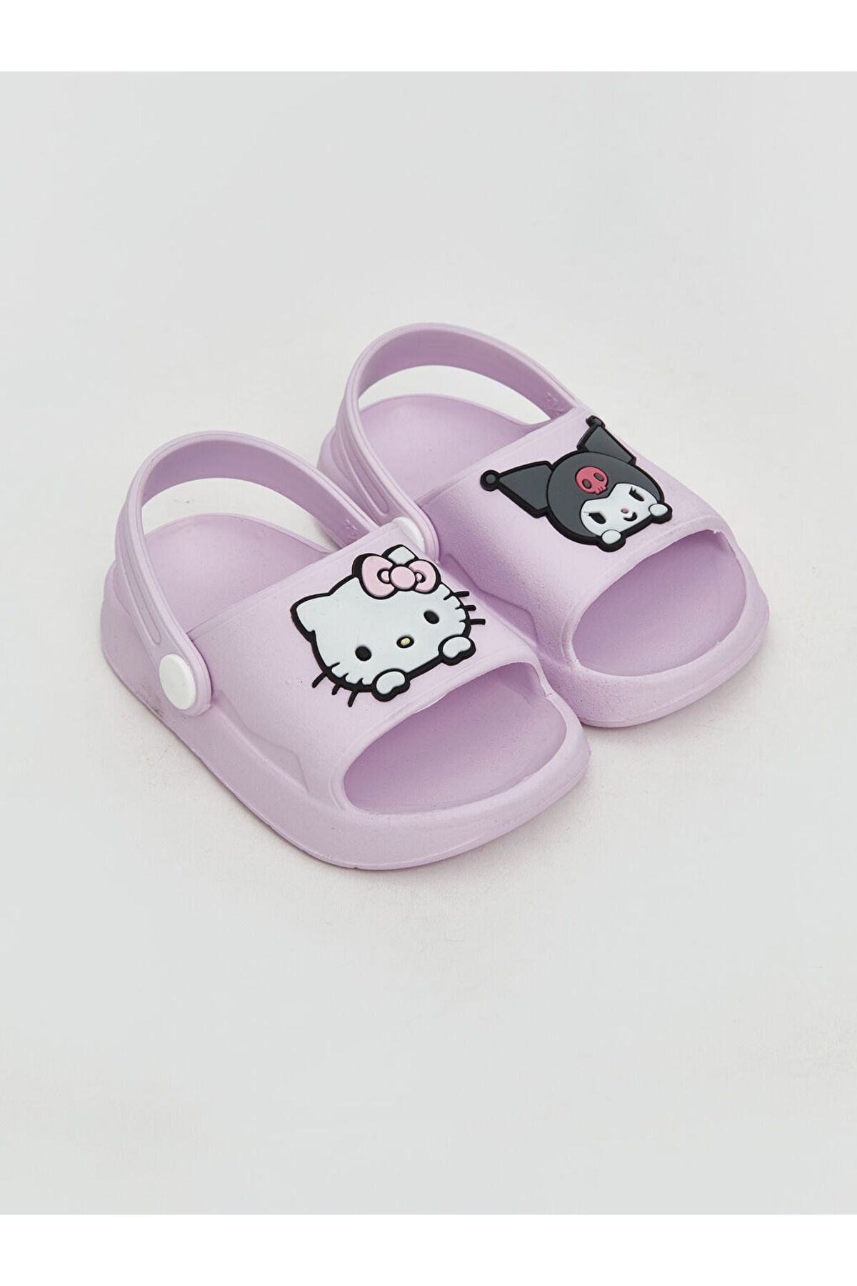 LC Waikiki LCW STEPS Lila Hello Kitty Baskılı Kız Bebek Sandalet
