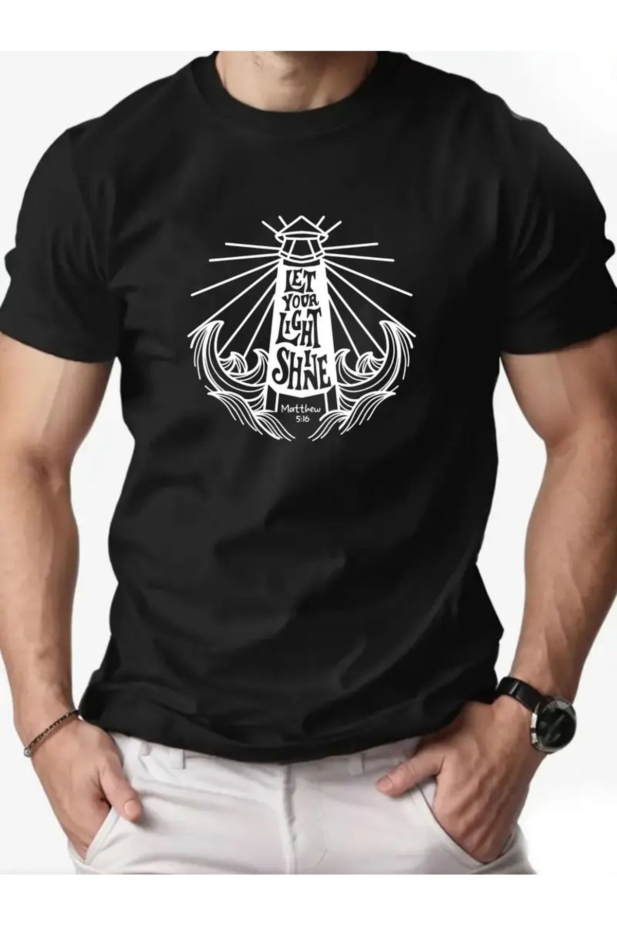 qubo sportswear & company qubo Unisex Oversize Baskılı Pamuklu Bisiklet Yaka Kısa Kollu SİYAH T-shirt
