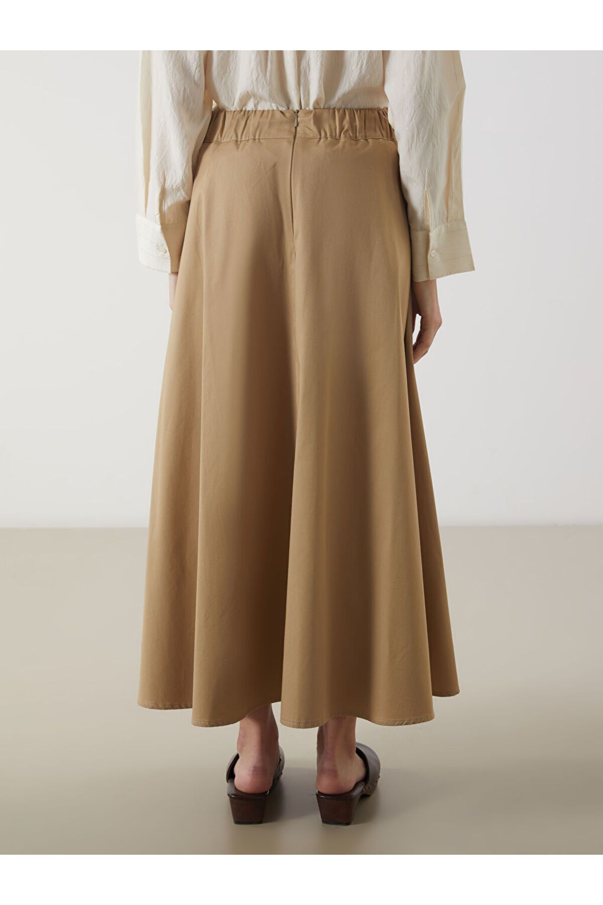 LC Waikiki-Flared Skirt with Elastic Waist 4
