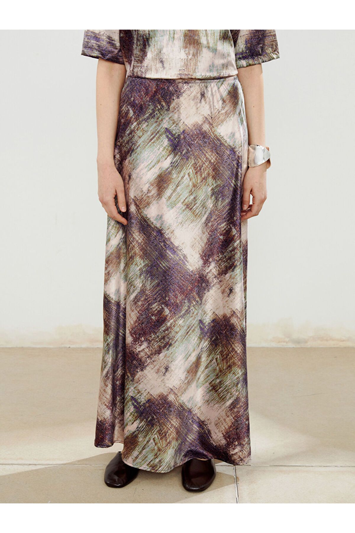 LC Waikiki-Patterned Skirt with Elastic Waist 2