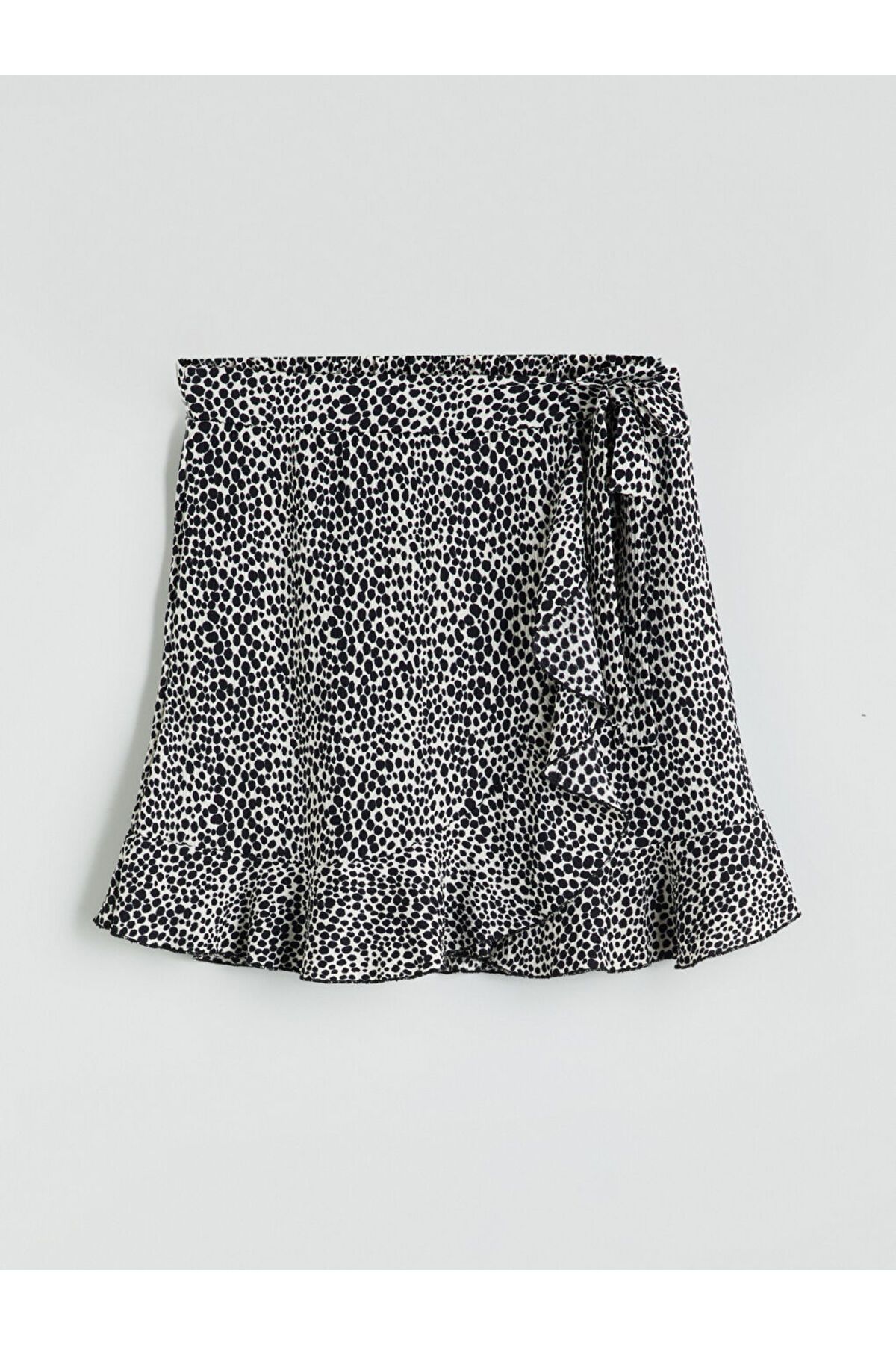 LC Waikiki-Patterned Ruffled Mini Skirt with Elastic Waist 5
