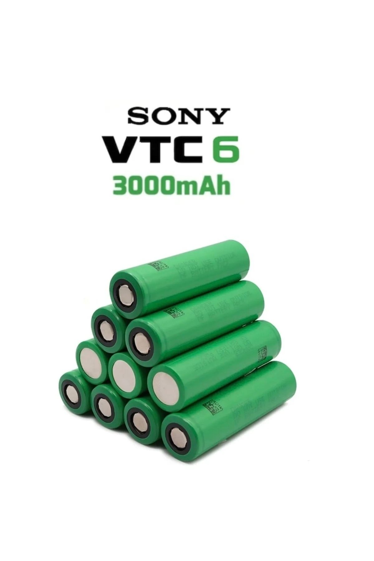shop Vtc6 18650 3.7V 3000 Mah Li-İon Şarjlı Pil 10'Lu