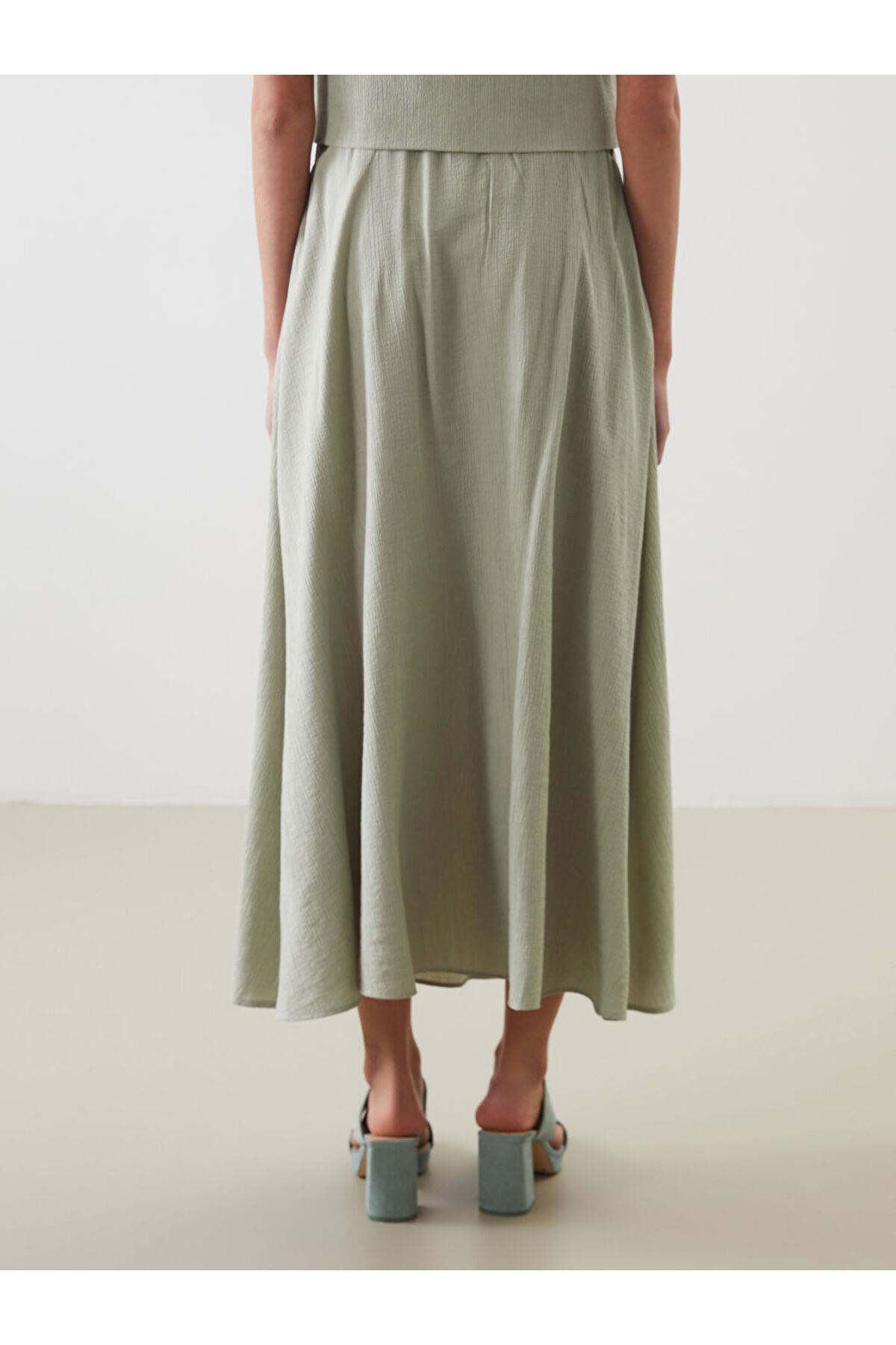 LC Waikiki-A-Line Skirt with Elastic Waist 4