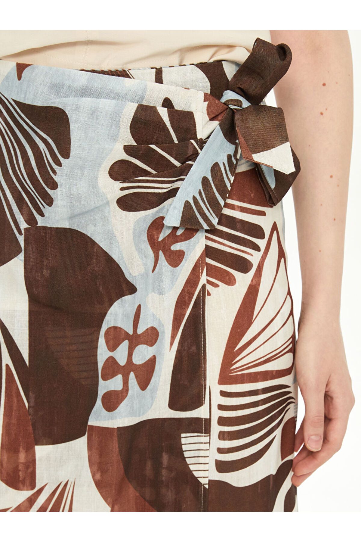 LC Waikiki-Patterned Skirt with Elastic Waist 3