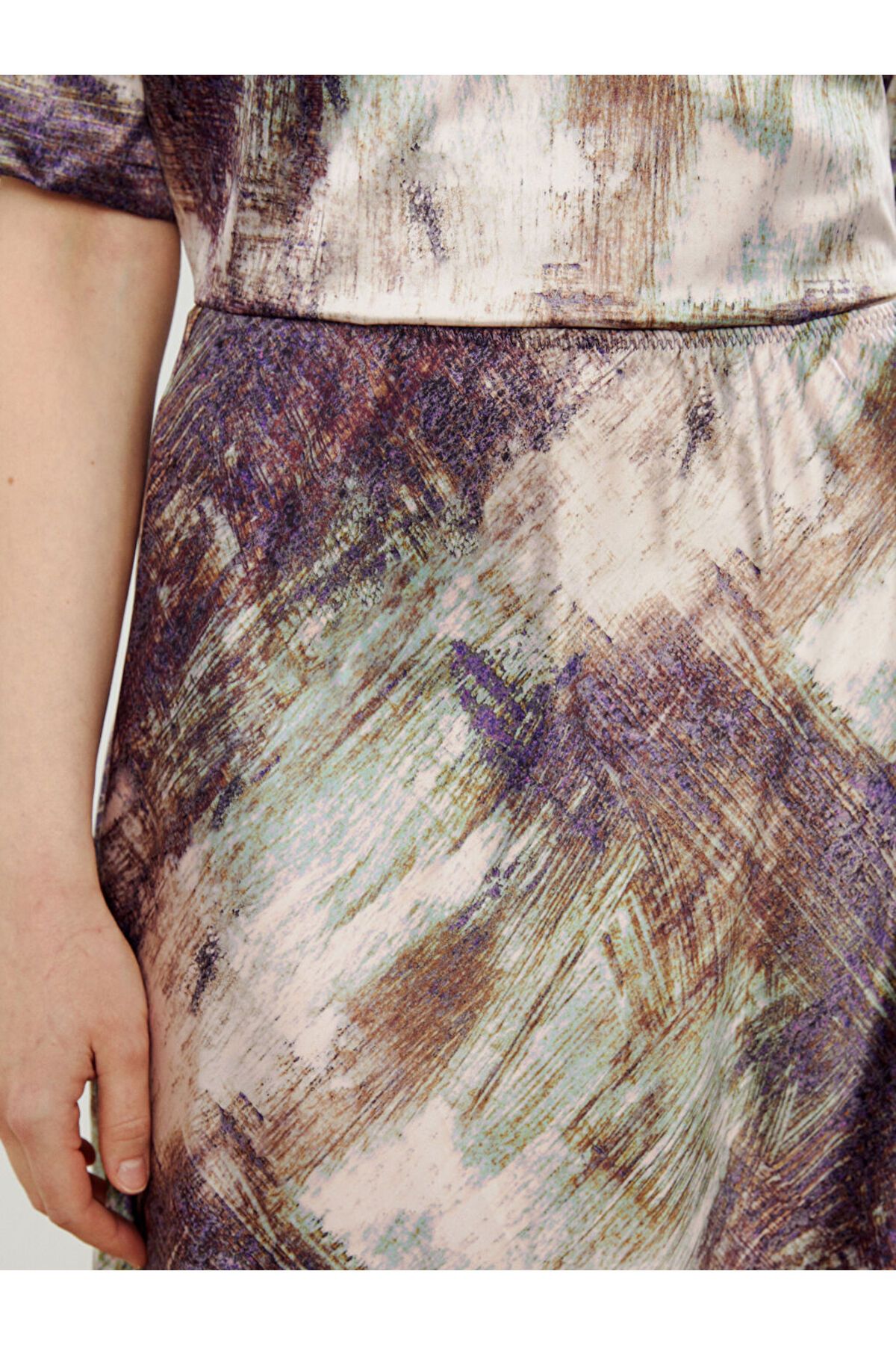 LC Waikiki-Patterned Skirt with Elastic Waist 3